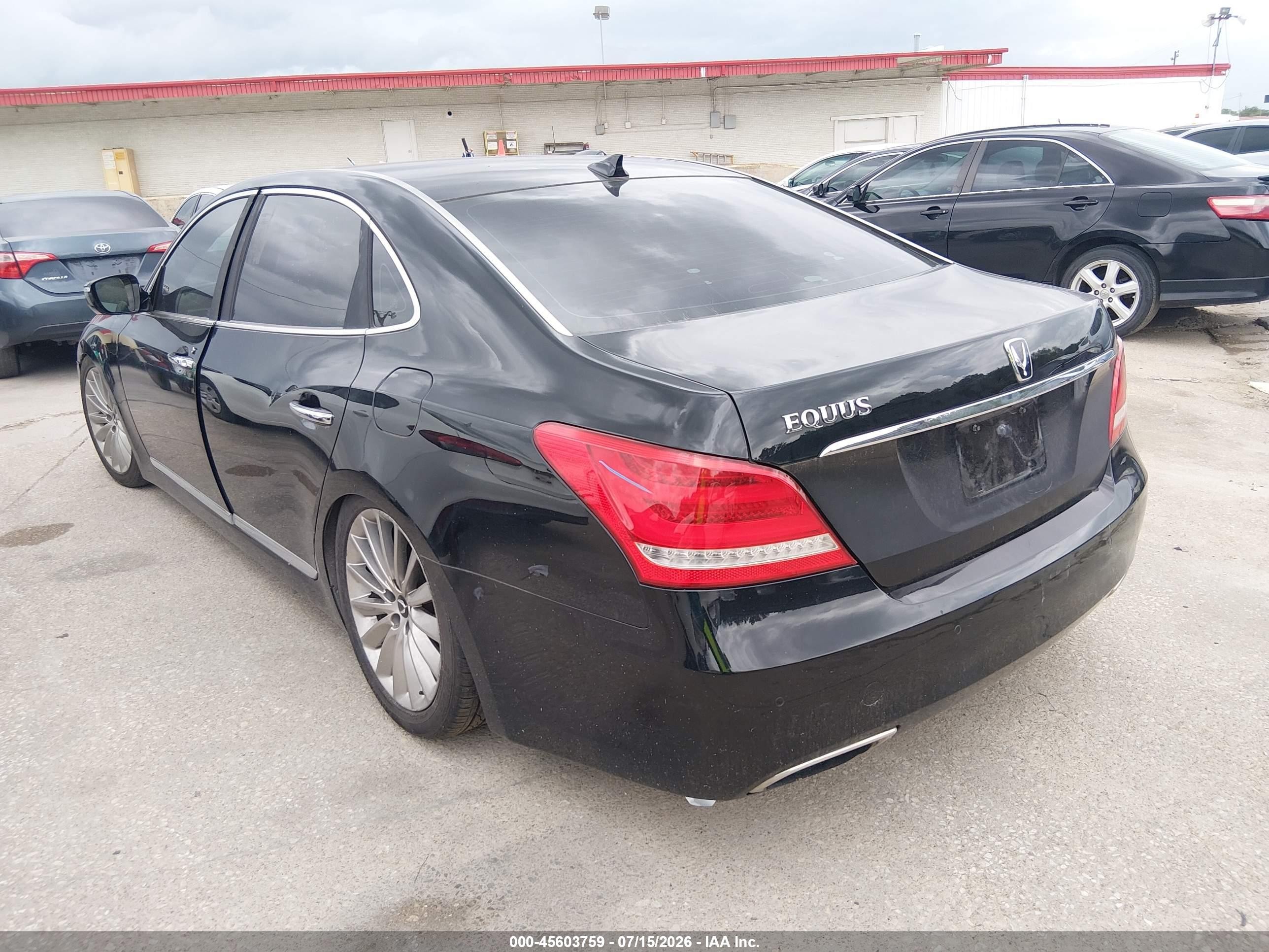 2015 Hyundai Equus Signature Black vin: KMHGH4JH5FU094540