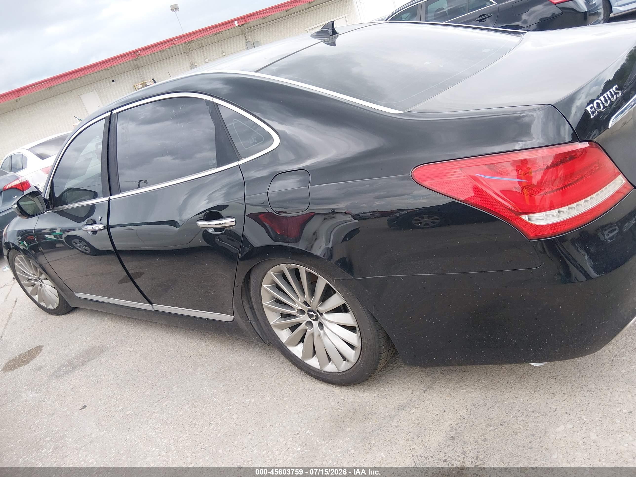 2015 Hyundai Equus Signature Black vin: KMHGH4JH5FU094540