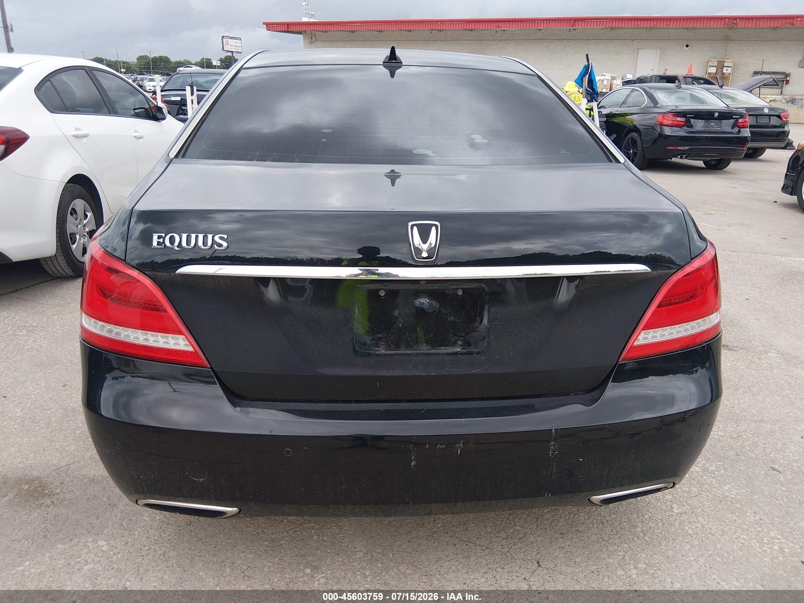 2015 Hyundai Equus Signature Black vin: KMHGH4JH5FU094540