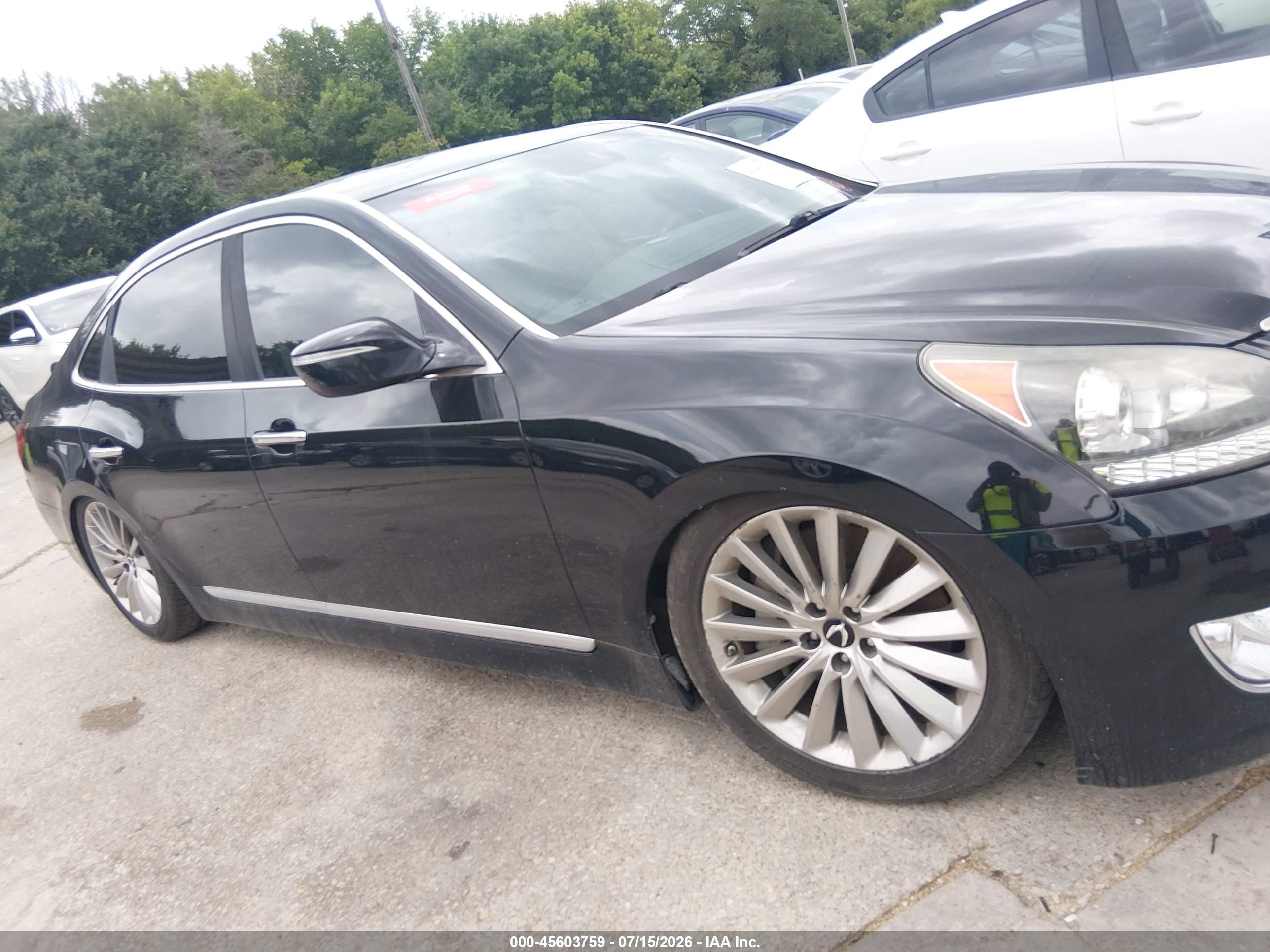 2015 Hyundai Equus Signature Black vin: KMHGH4JH5FU094540