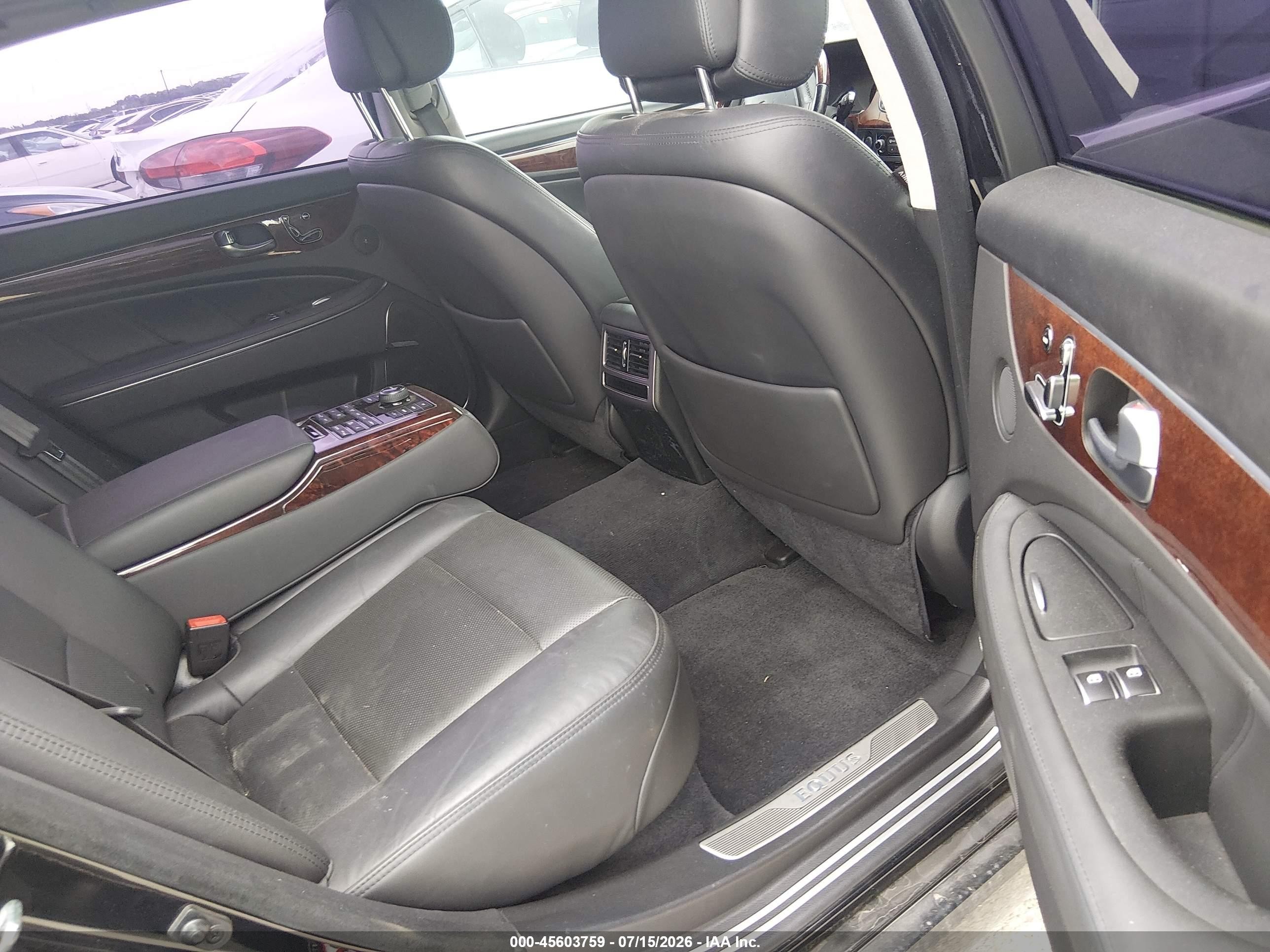 2015 Hyundai Equus Signature Black vin: KMHGH4JH5FU094540