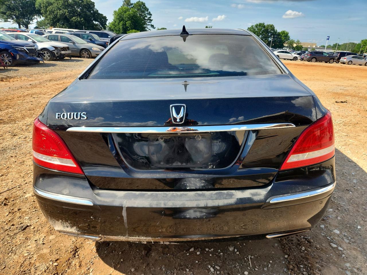 2012 Hyundai Equus Signature Black vin: KMHGH4JH6CU052356
