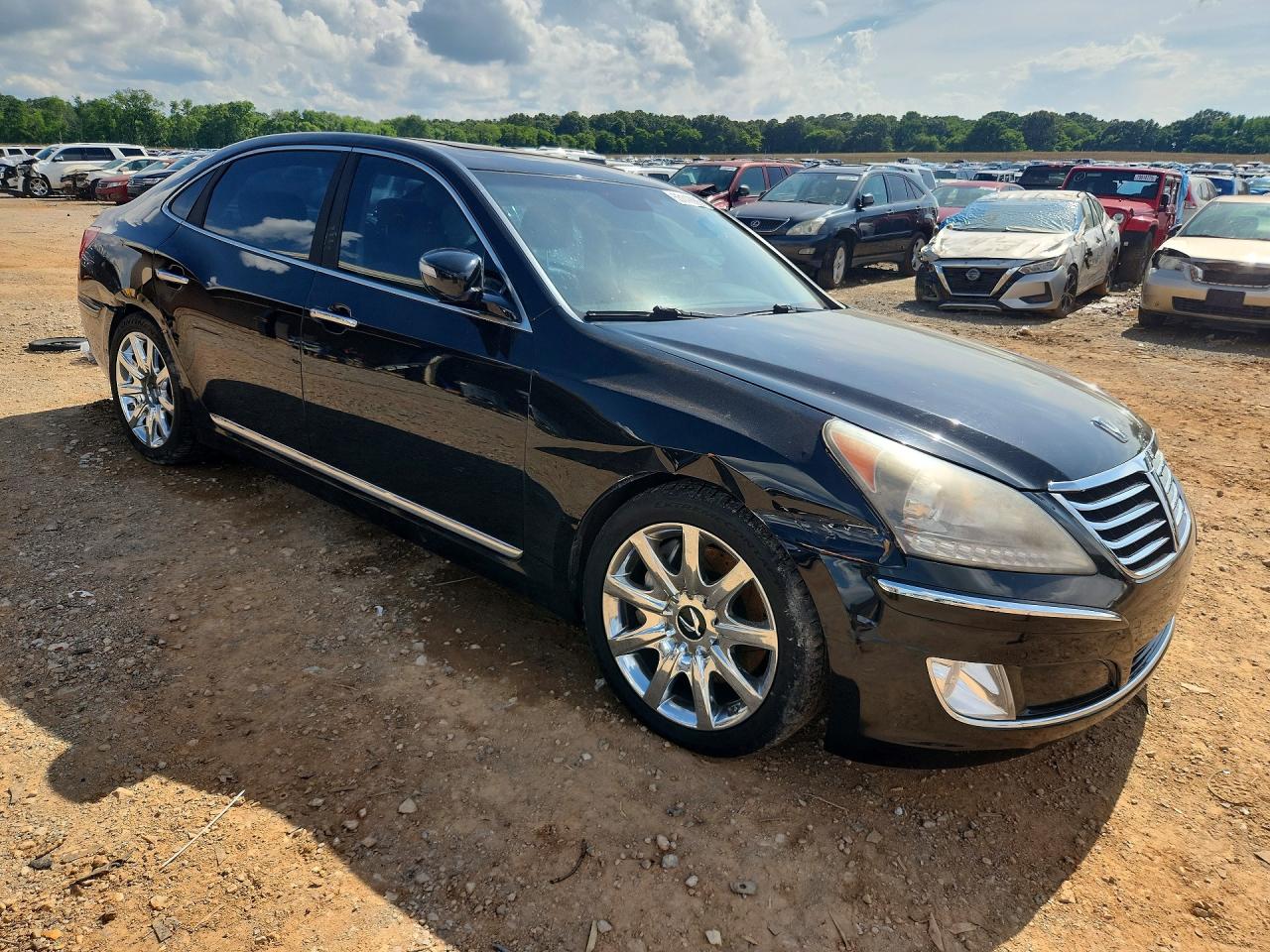 2012 Hyundai Equus Signature Black vin: KMHGH4JH6CU052356