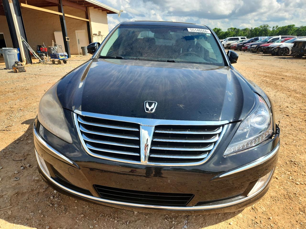 2012 Hyundai Equus Signature Black vin: KMHGH4JH6CU052356