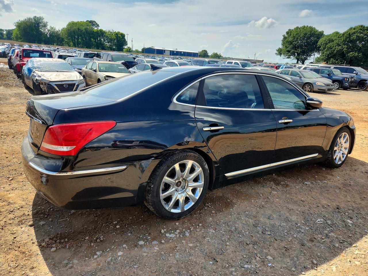 2012 Hyundai Equus Signature Black vin: KMHGH4JH6CU052356