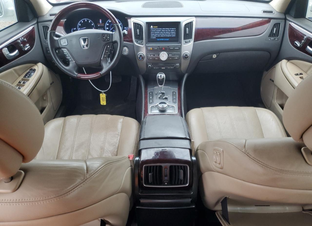 2013 Hyundai Equus Signature White vin: KMHGH4JH6DU058028