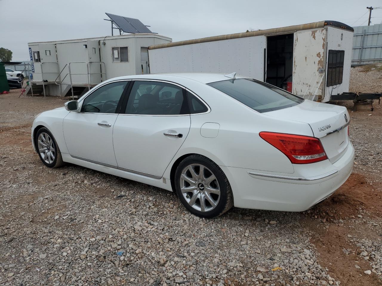 2013 Hyundai Equus Signature White vin: KMHGH4JH6DU058028
