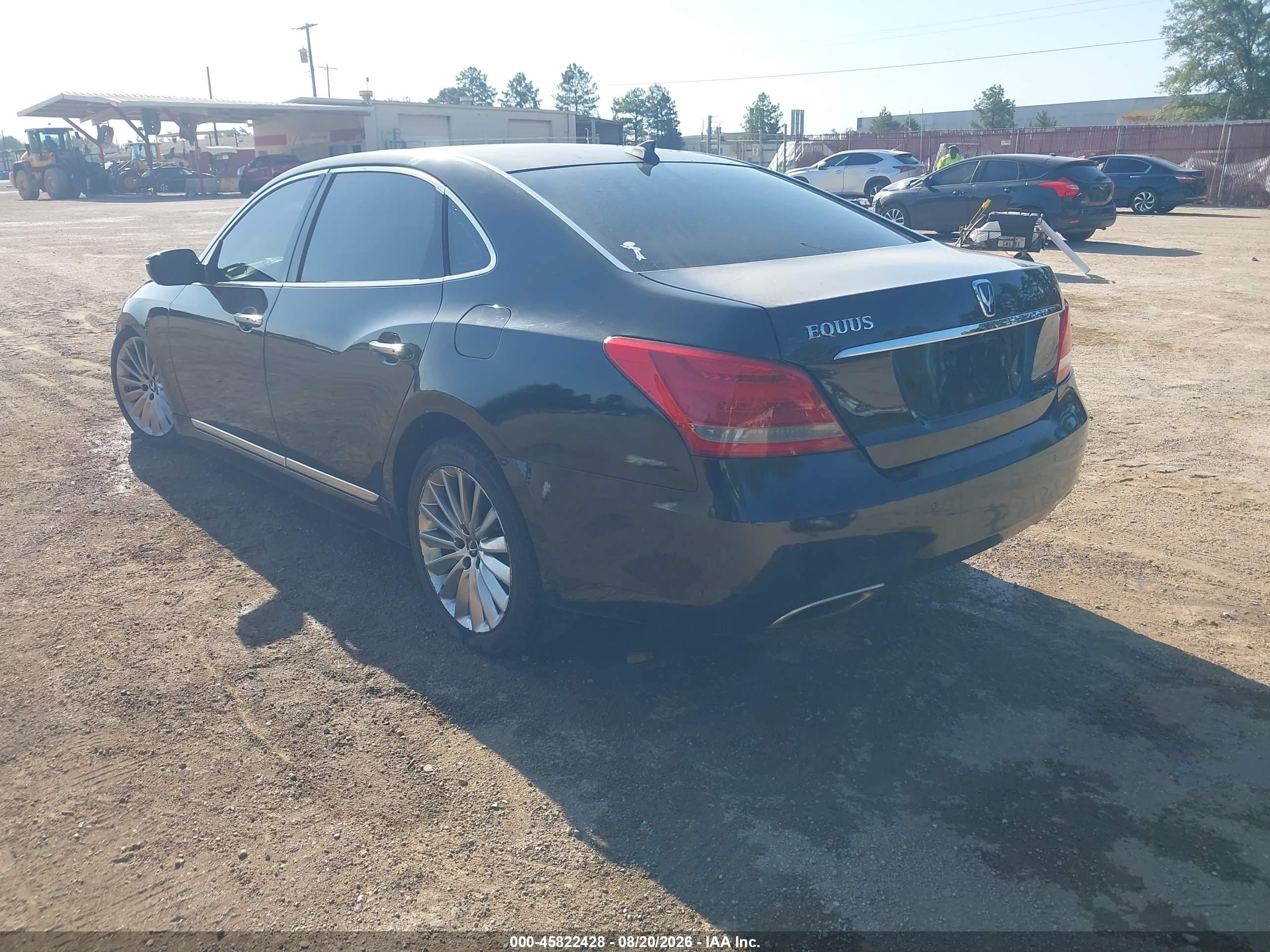 2014 Hyundai Equus Ultimate Black vin: KMHGH4JH6EU080743