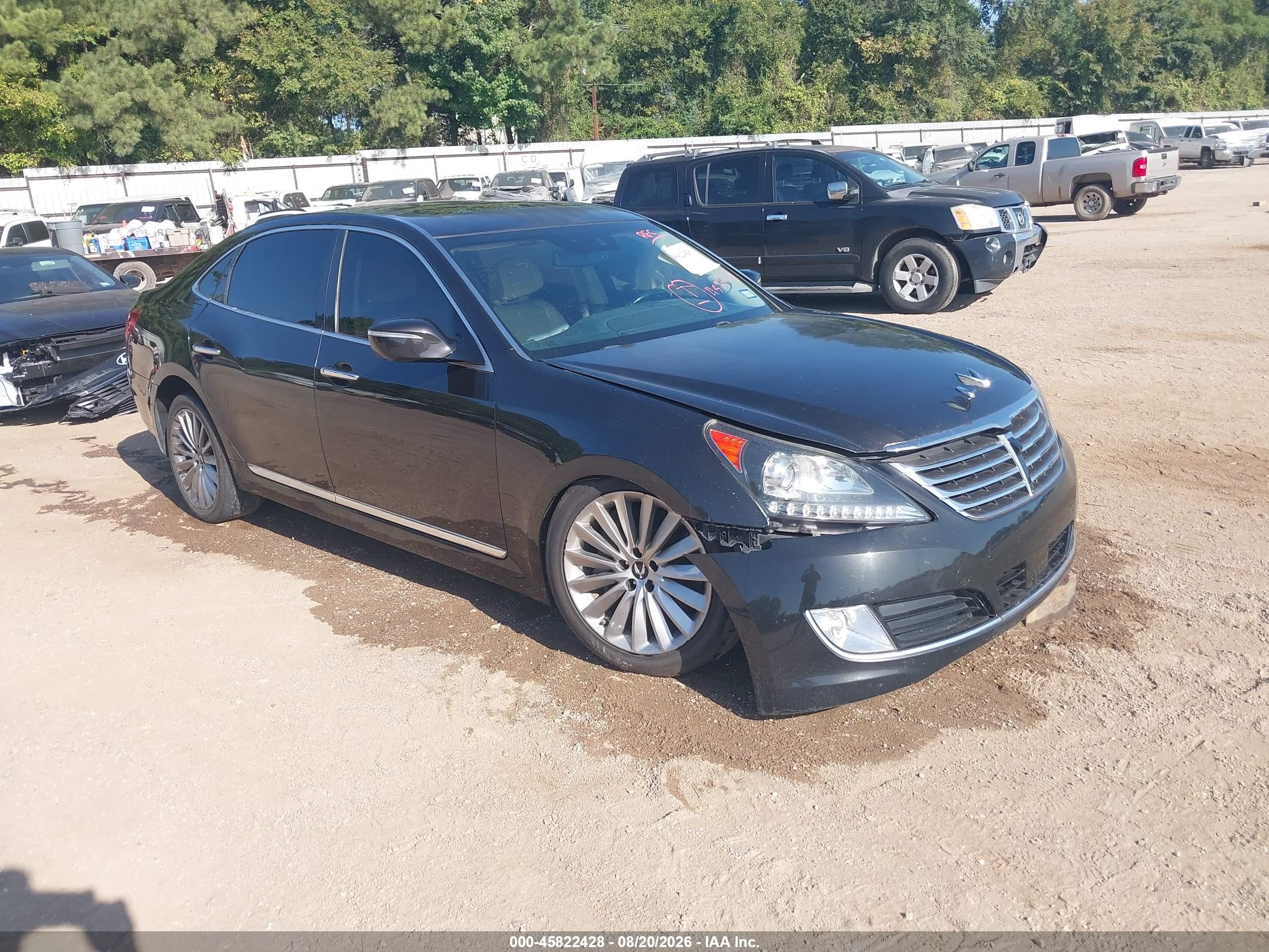 2014 Hyundai Equus Ultimate Black vin: KMHGH4JH6EU080743