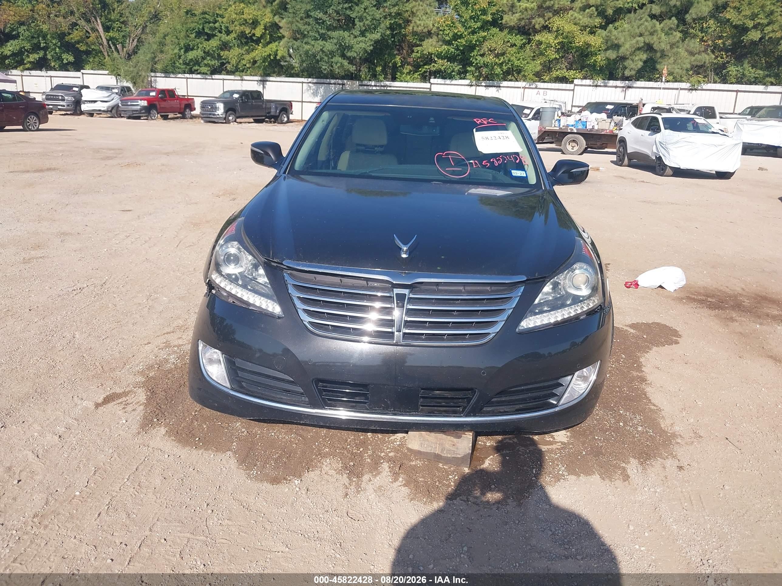 2014 Hyundai Equus Ultimate Black vin: KMHGH4JH6EU080743