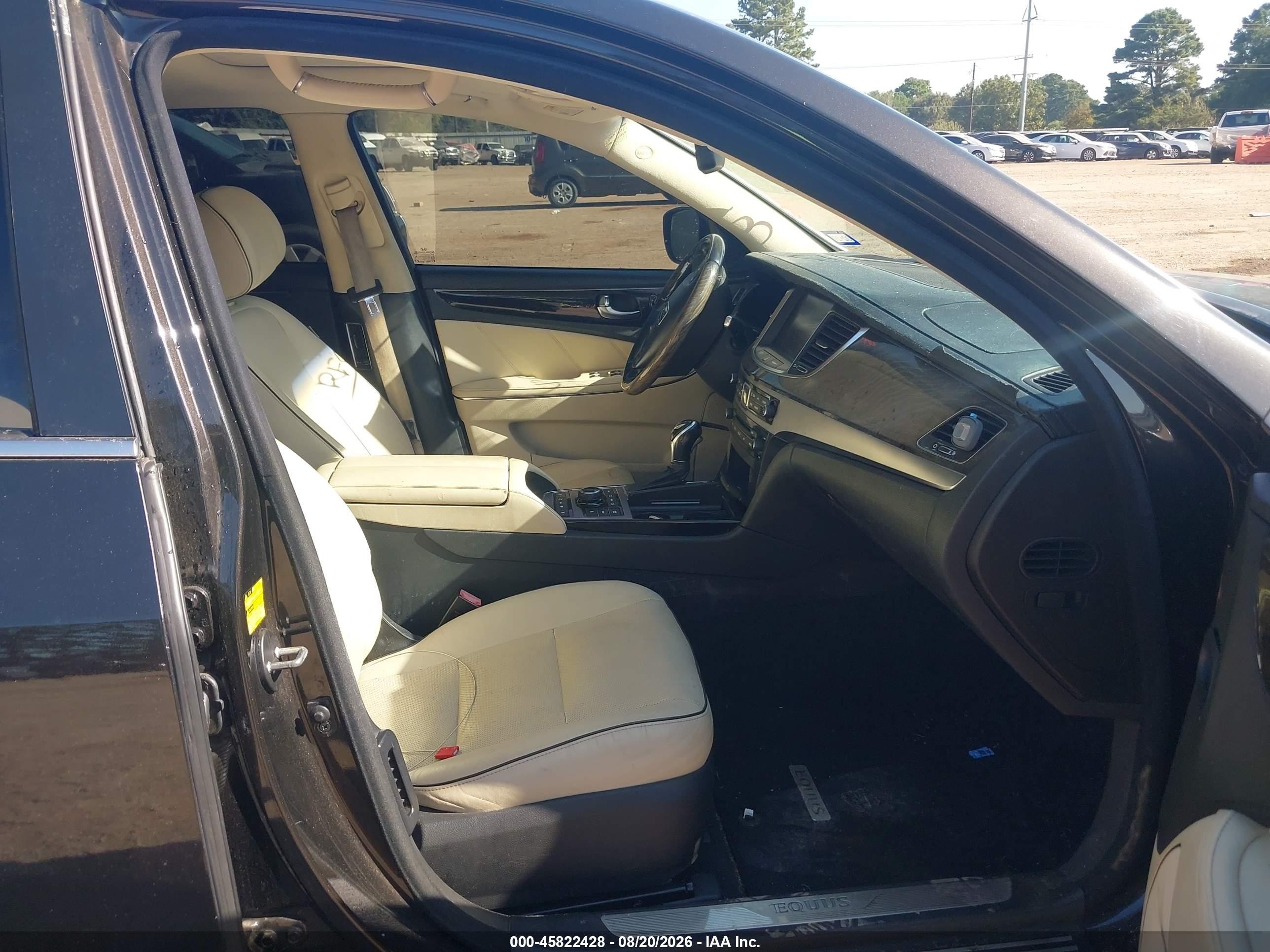 2014 Hyundai Equus Ultimate Black vin: KMHGH4JH6EU080743