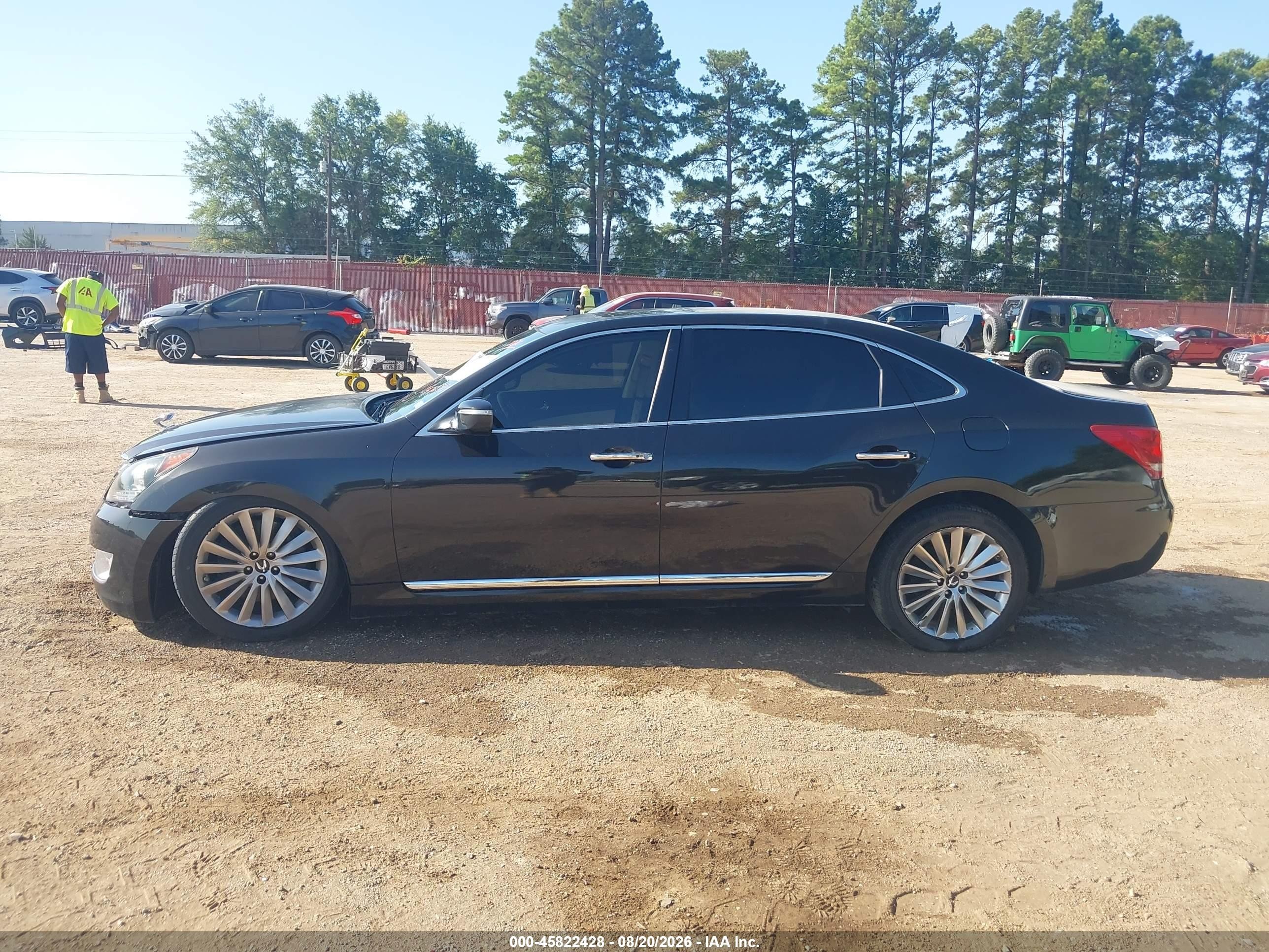 2014 Hyundai Equus Ultimate Black vin: KMHGH4JH6EU080743