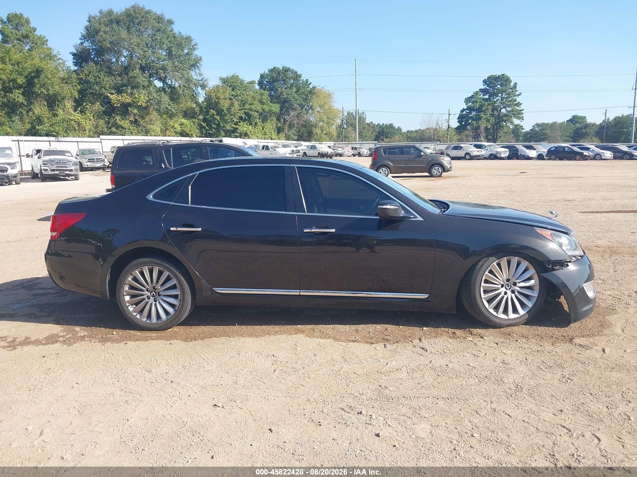 2014 Hyundai Equus Ultimate Black vin: KMHGH4JH6EU080743