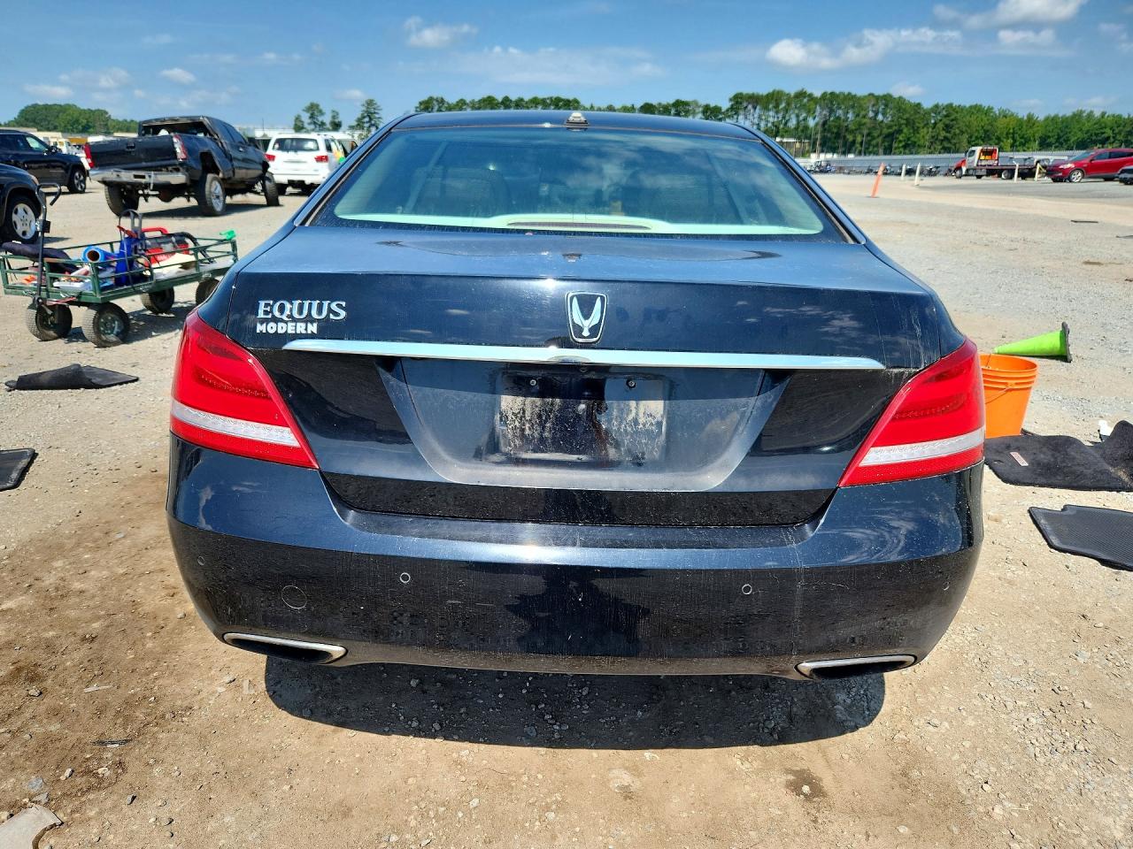2016 Hyundai Equus Signature Черный vin: KMHGH4JH6GU104347