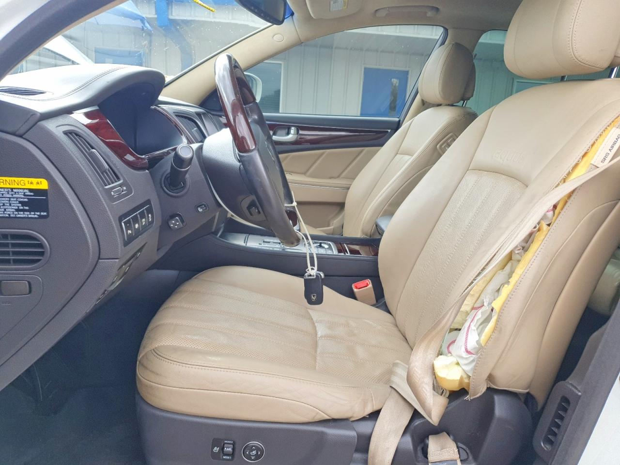 2012 Hyundai Equus Signature White vin: KMHGH4JH7CU052205