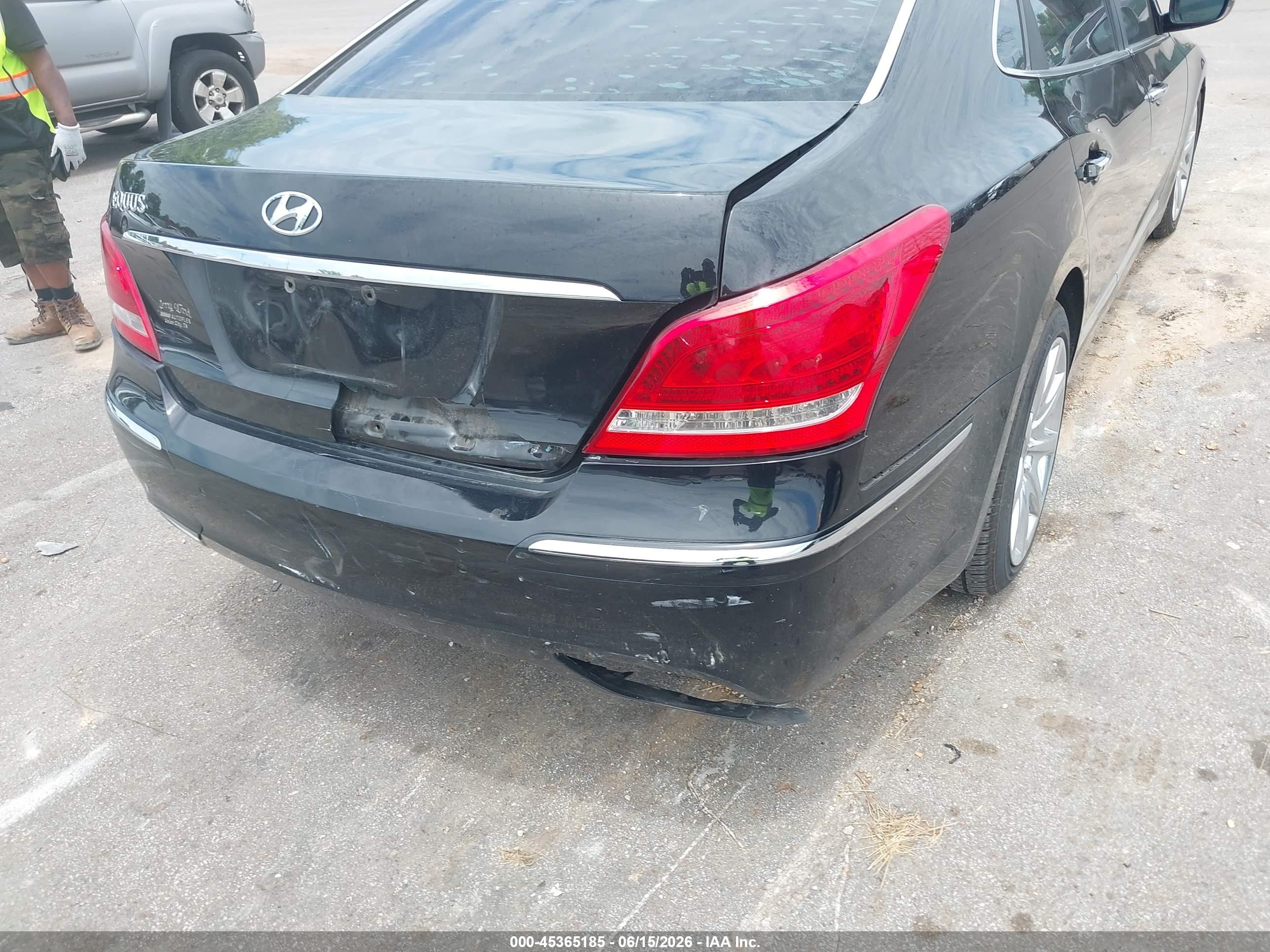 2013 Hyundai Equus Signature Black vin: KMHGH4JH7DU064646