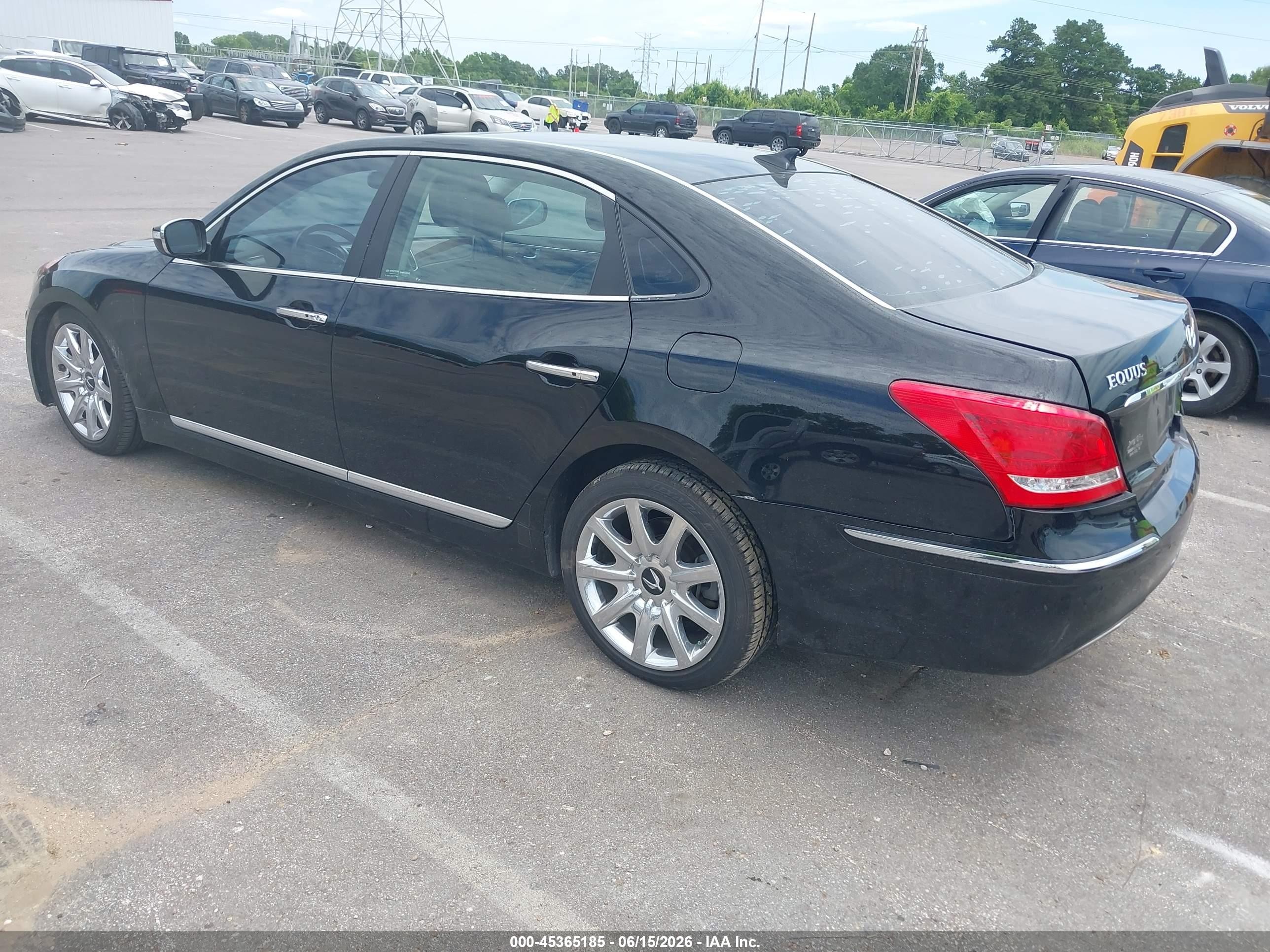 2013 Hyundai Equus Signature Black vin: KMHGH4JH7DU064646