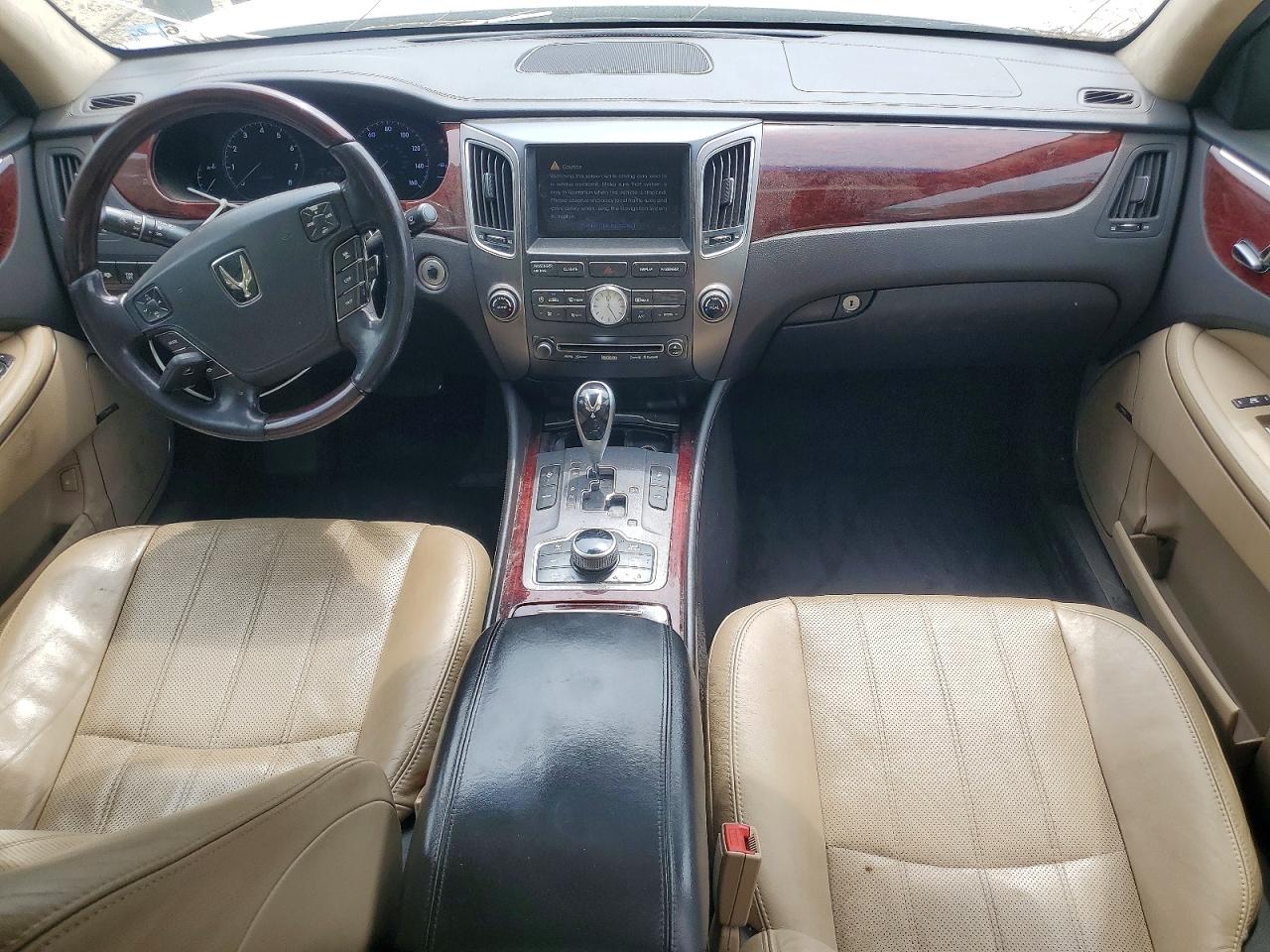 2013 Hyundai Equus Signature White vin: KMHGH4JH7DU071970