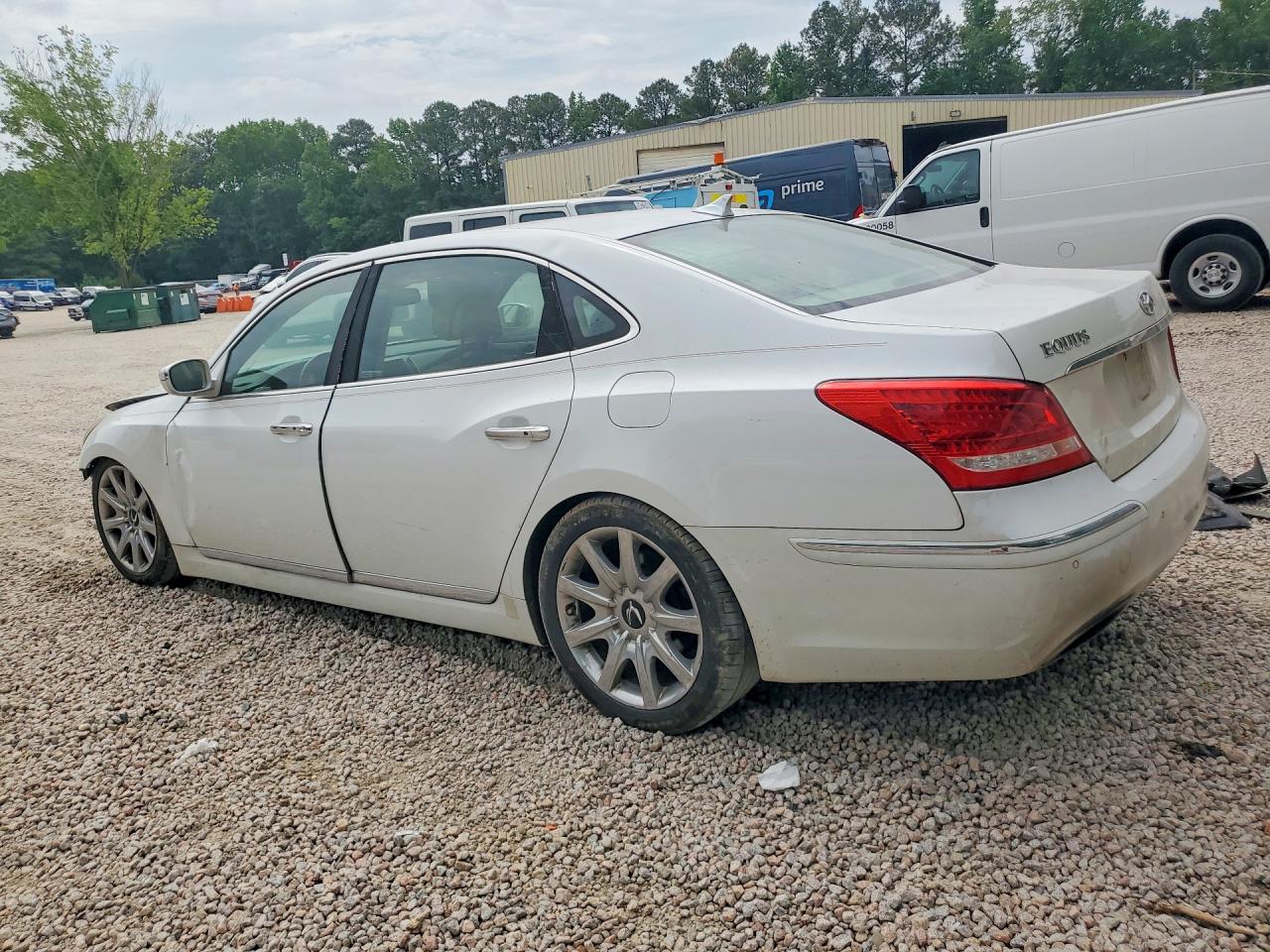2013 Hyundai Equus Signature White vin: KMHGH4JH7DU071970