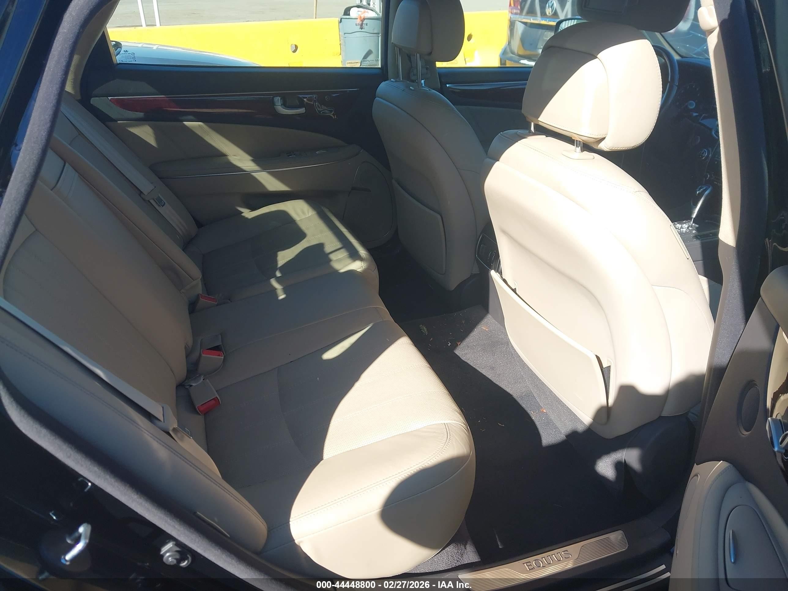 2013 Hyundai Equus Signature Black vin: KMHGH4JH7DU072469