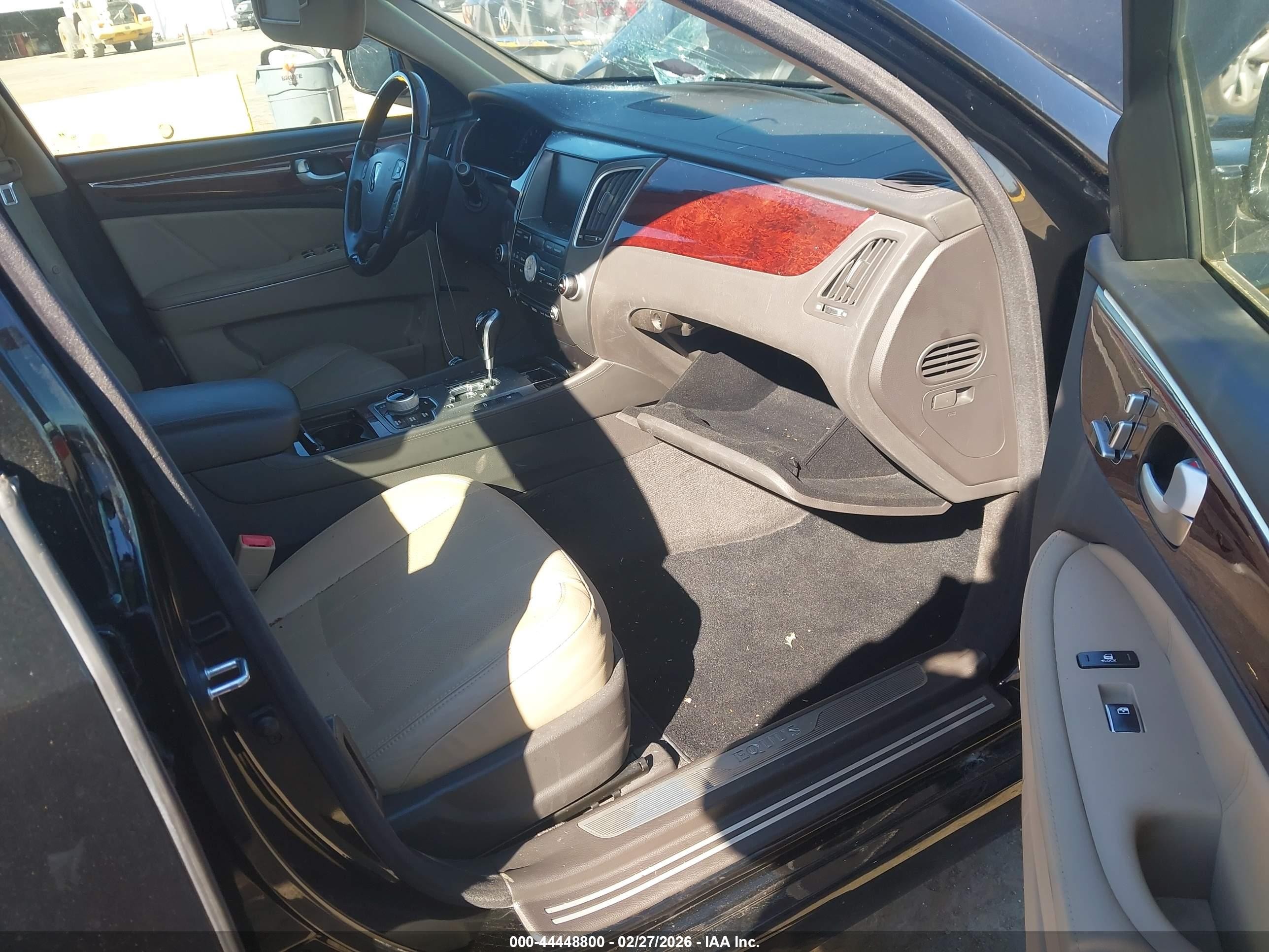 2013 Hyundai Equus Signature Black vin: KMHGH4JH7DU072469