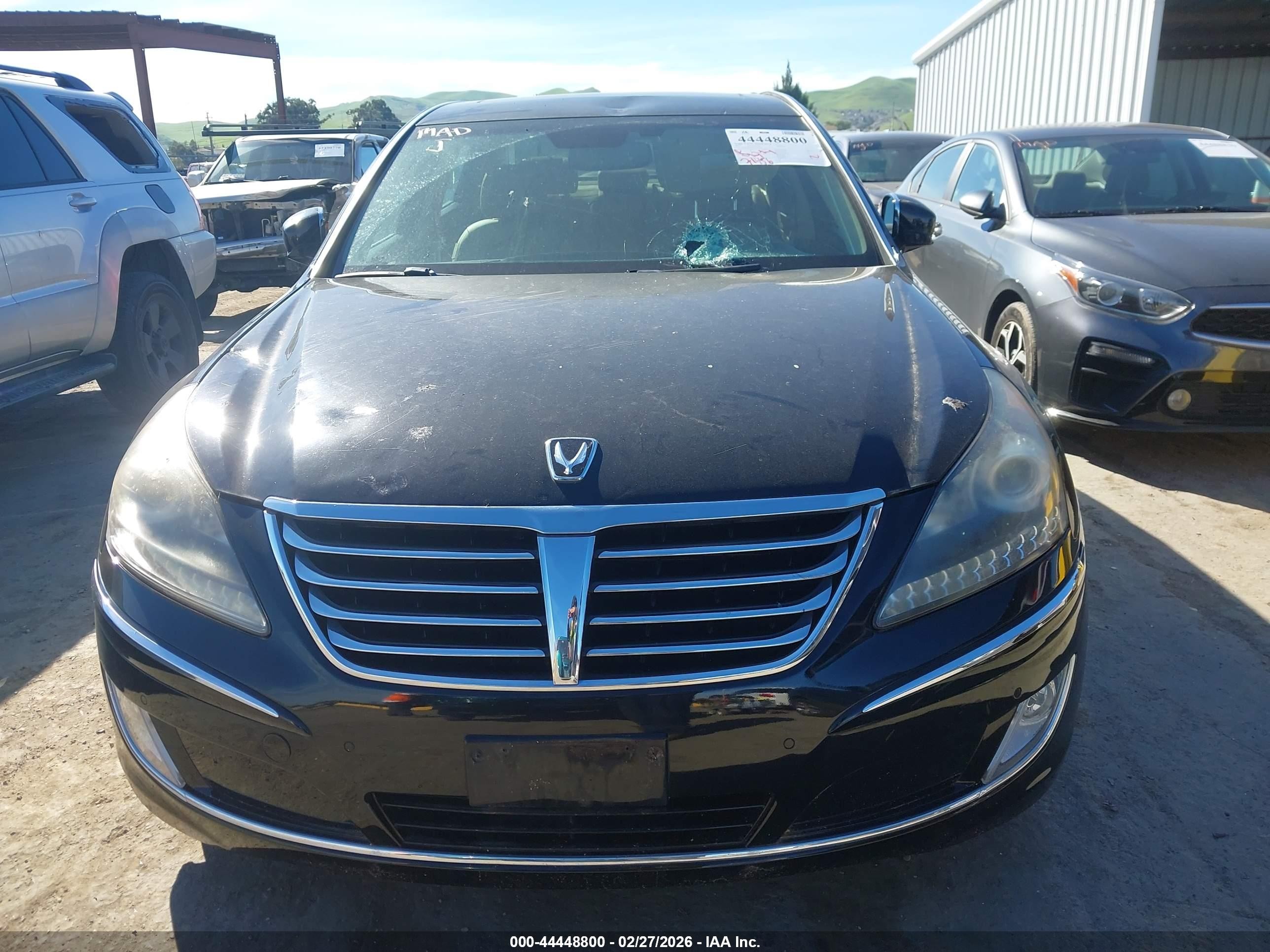 2013 Hyundai Equus Signature Black vin: KMHGH4JH7DU072469