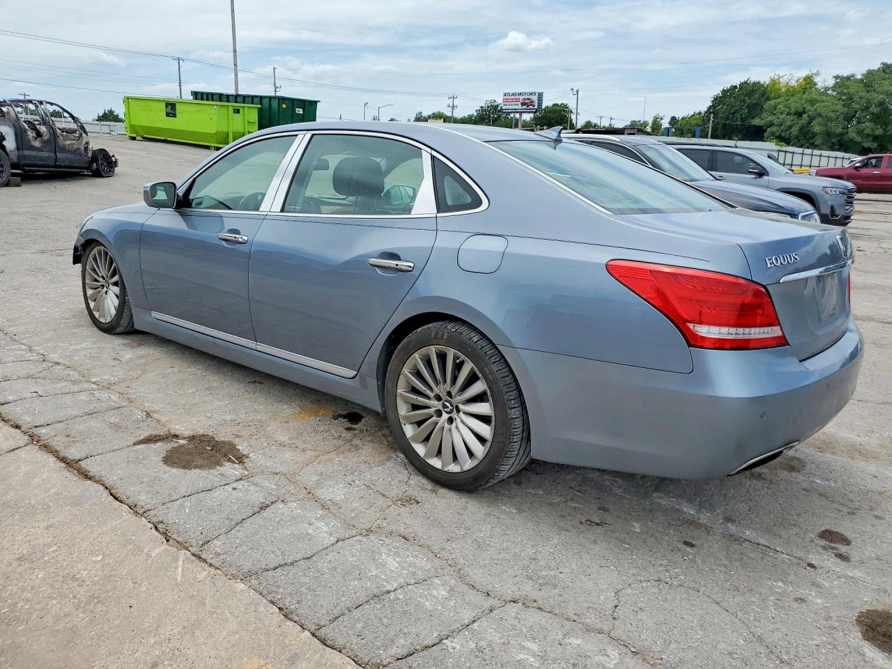 2014 Hyundai Equus Signature Gray vin: KMHGH4JH7EU083098