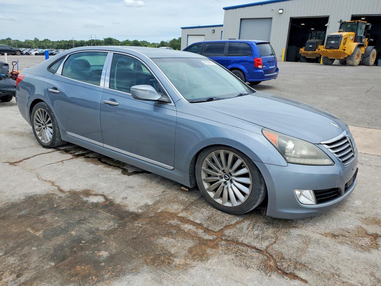 2014 Hyundai Equus Signature Gray vin: KMHGH4JH7EU083098