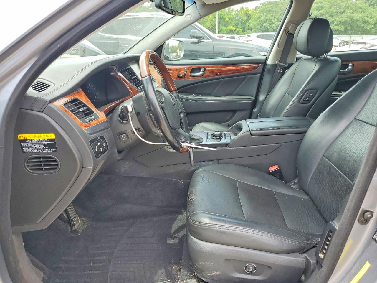2014 Hyundai Equus Signature Gray vin: KMHGH4JH7EU083098