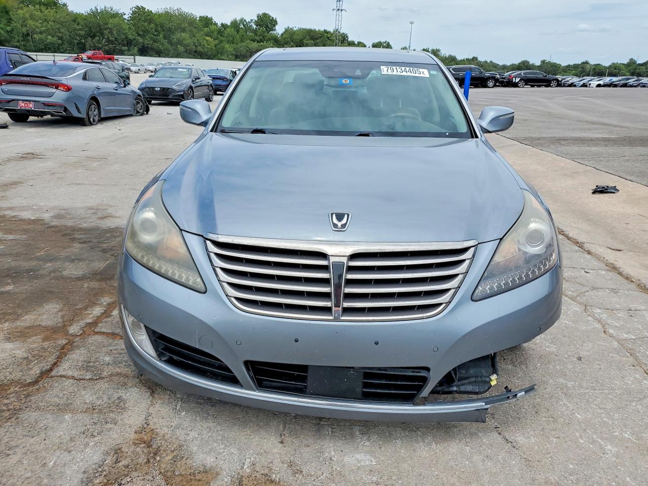 2014 Hyundai Equus Signature Gray vin: KMHGH4JH7EU083098