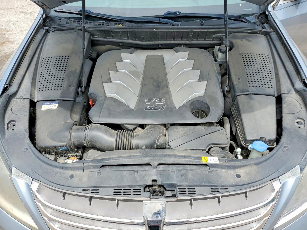 2014 Hyundai Equus Signature Gray vin: KMHGH4JH7EU083098
