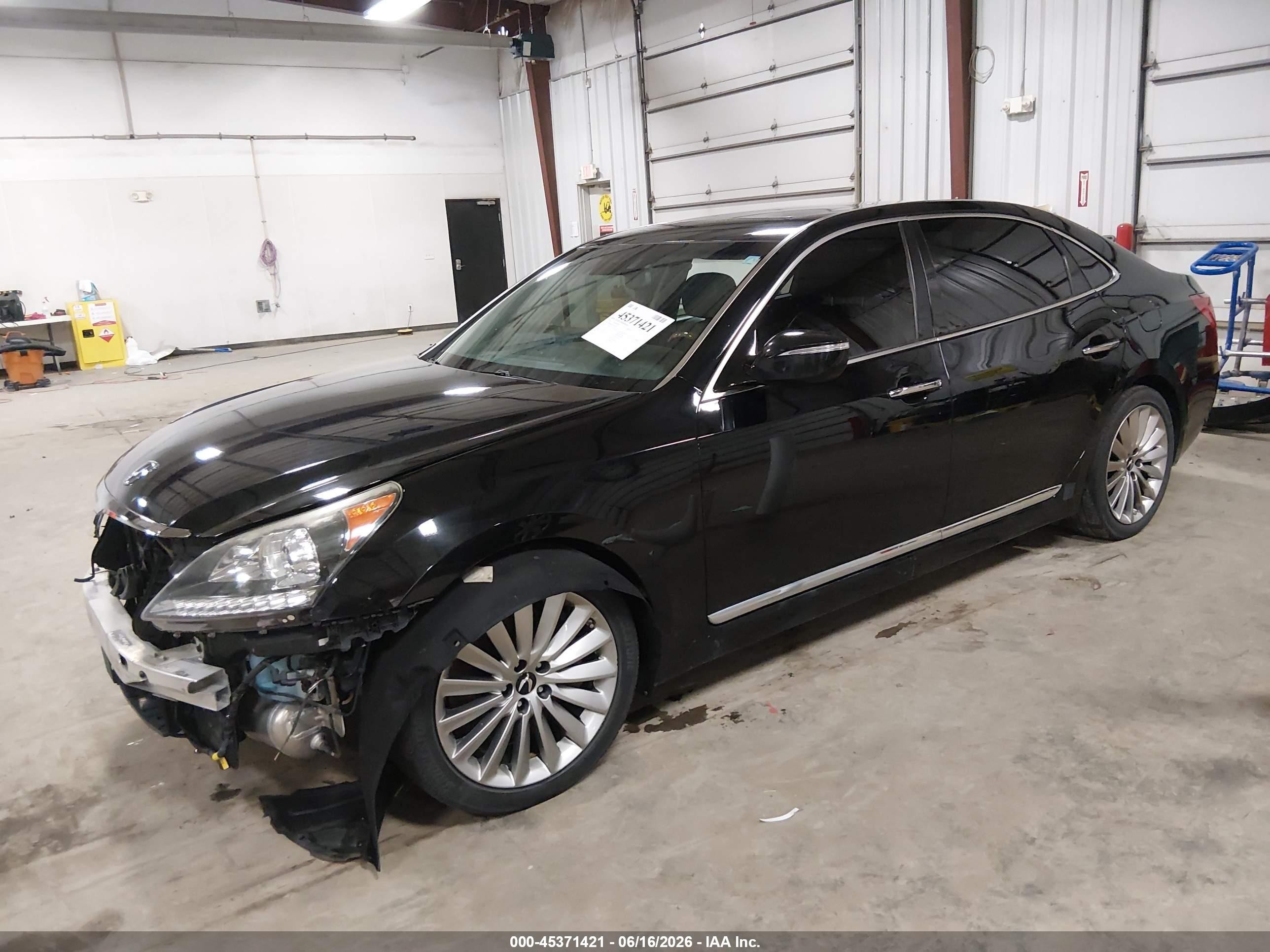 2015 Hyundai Equus Signature Black vin: KMHGH4JH7FU099738