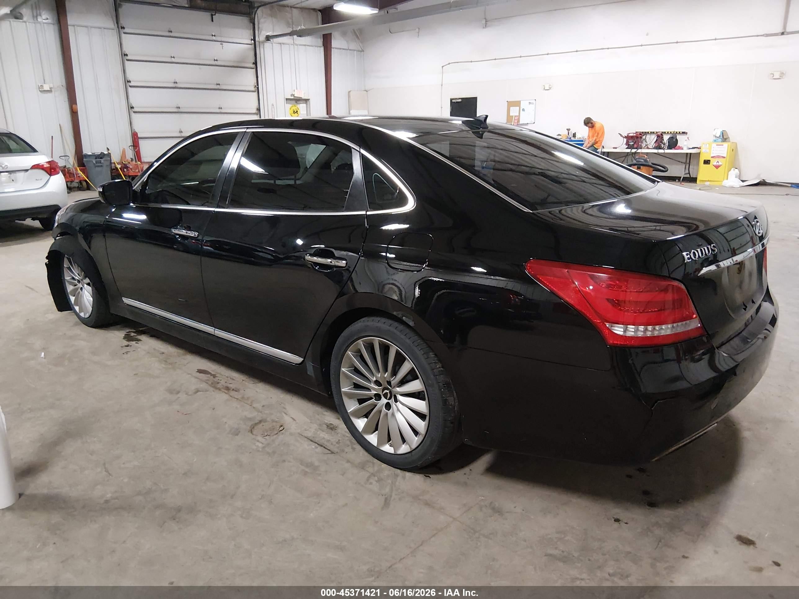 2015 Hyundai Equus Signature Black vin: KMHGH4JH7FU099738