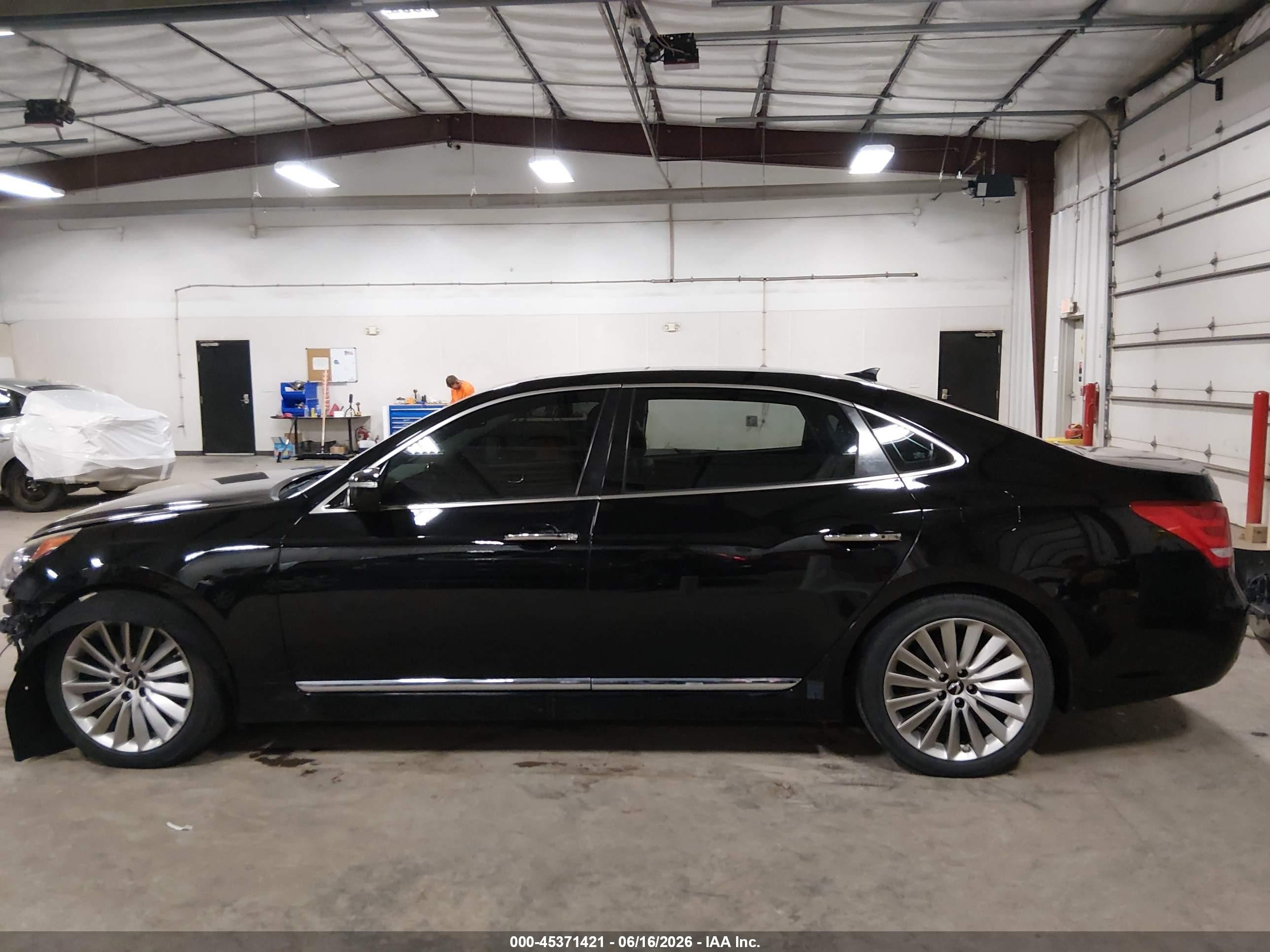 2015 Hyundai Equus Signature Black vin: KMHGH4JH7FU099738