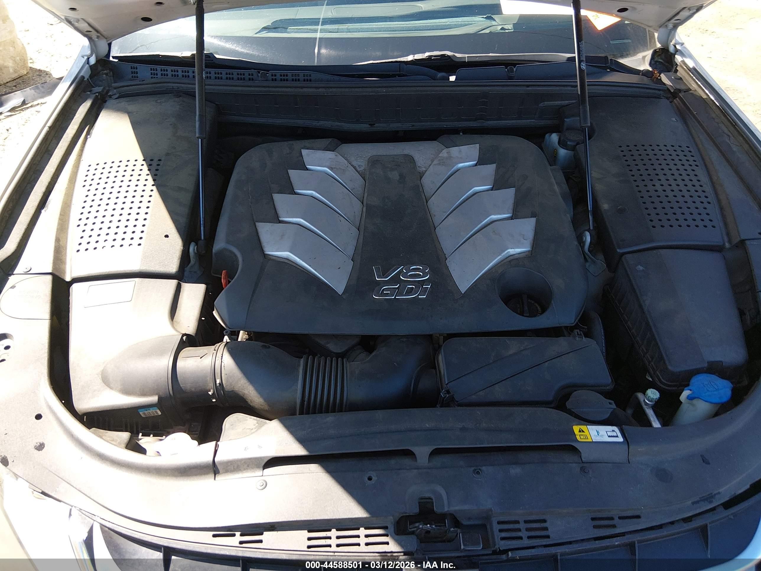 2013 Hyundai Equus Signature Silver vin: KMHGH4JH8DU064347