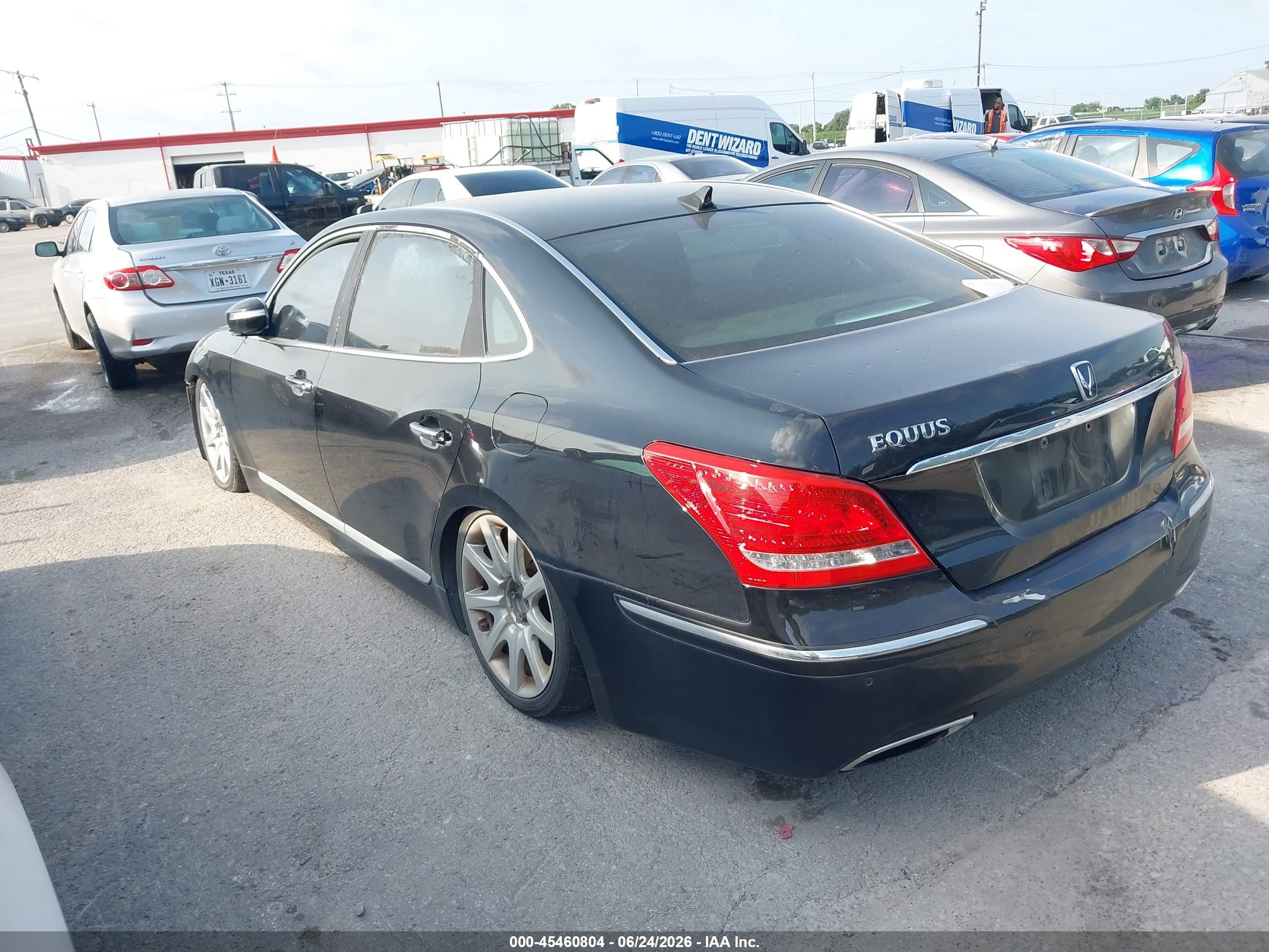 2013 Hyundai Equus Signature Black vin: KMHGH4JH8DU066504