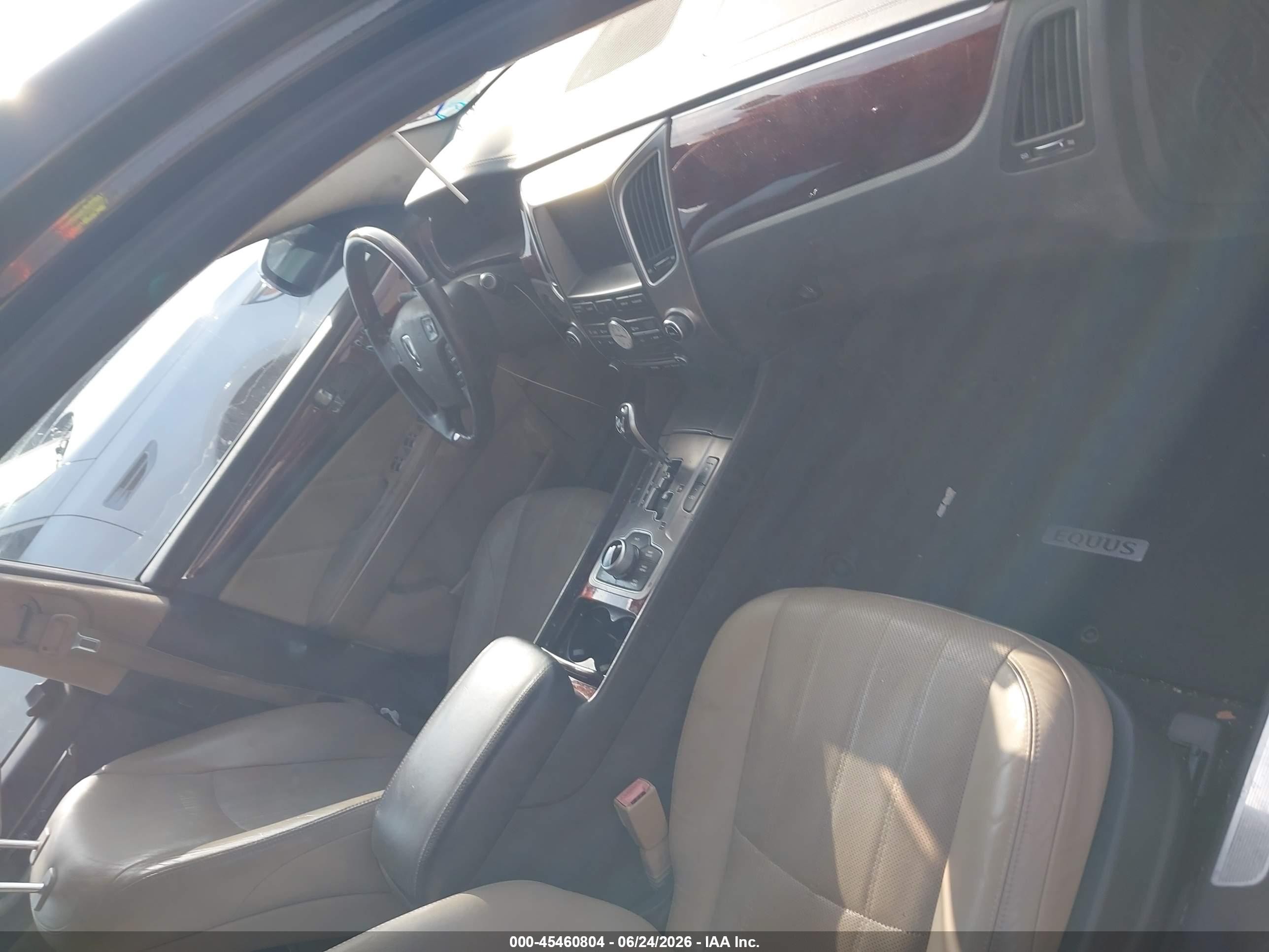 2013 Hyundai Equus Signature Black vin: KMHGH4JH8DU066504