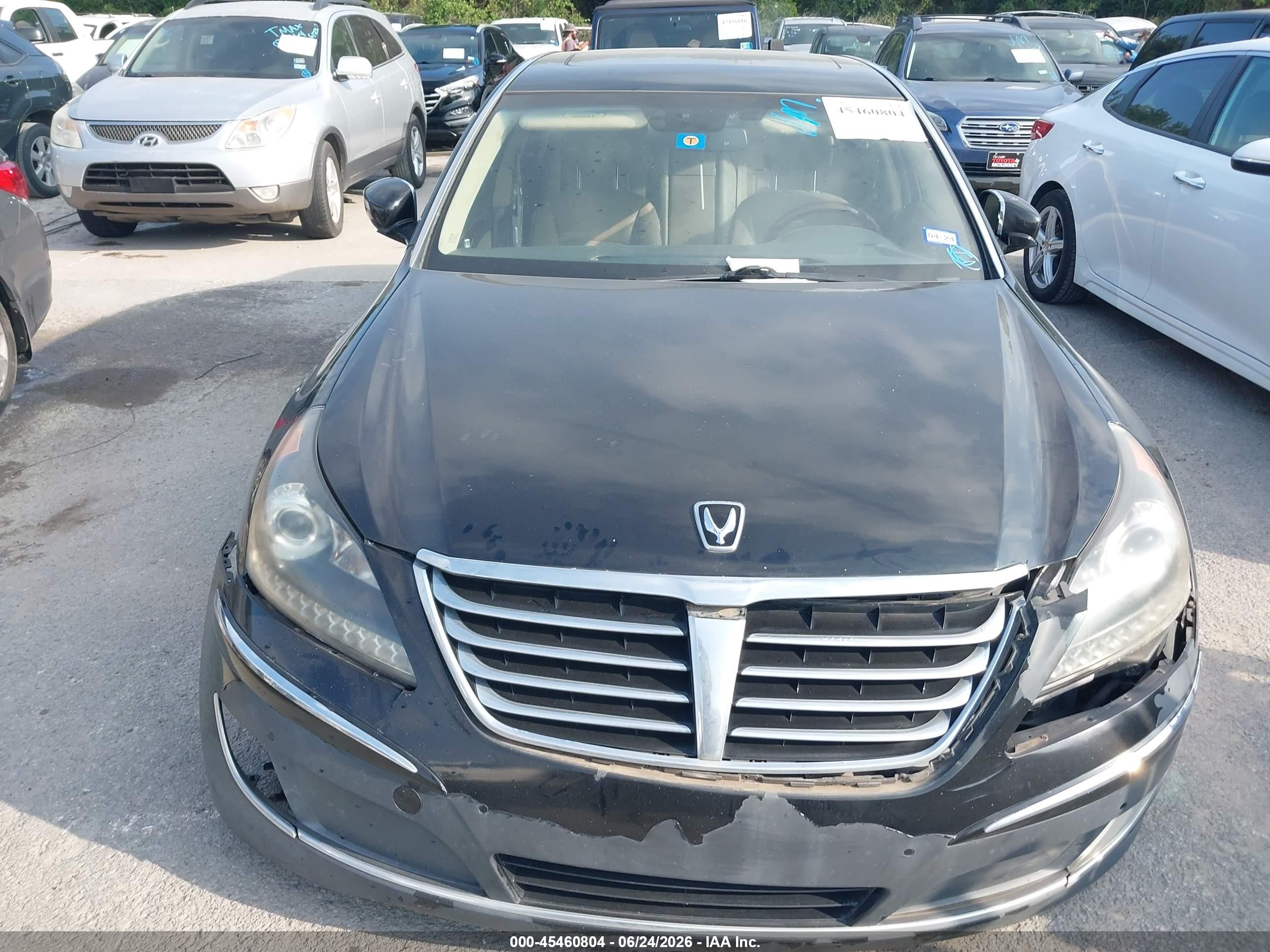 2013 Hyundai Equus Signature Black vin: KMHGH4JH8DU066504