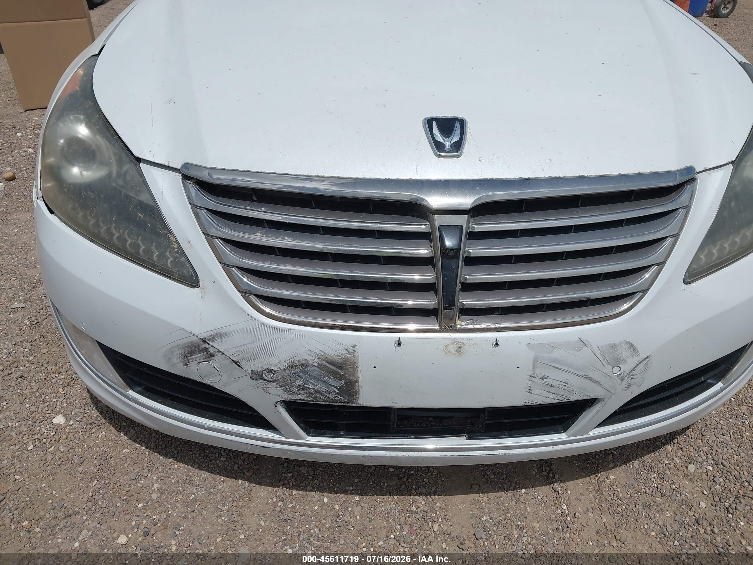 2014 Hyundai Equus Ultimate White vin: KMHGH4JH8EU074085