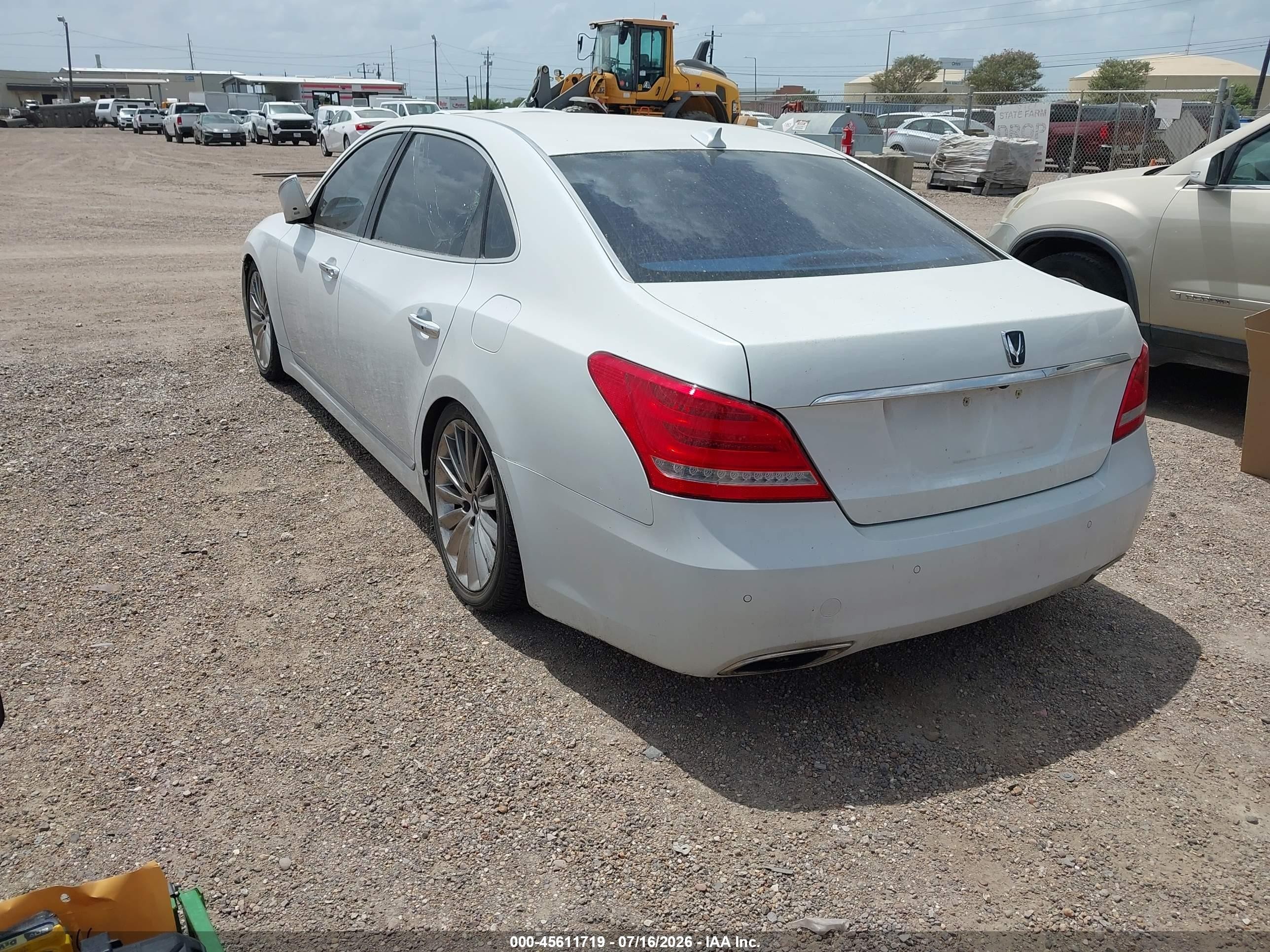 2014 Hyundai Equus Ultimate White vin: KMHGH4JH8EU074085