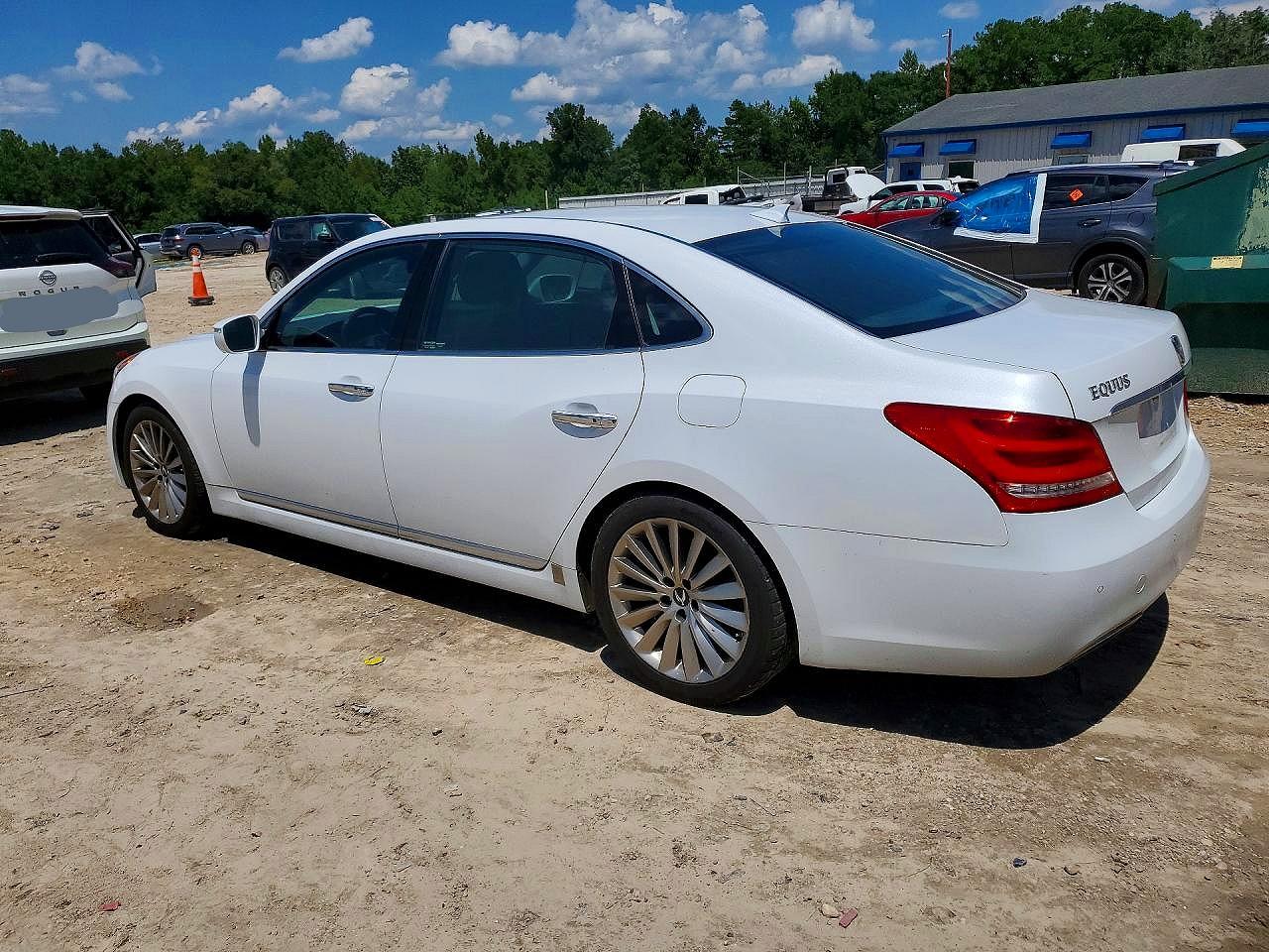 2015 Hyundai Equus Ultimate White vin: KMHGH4JH8FU092104