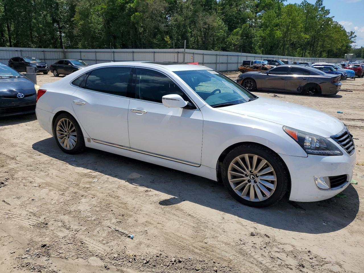 2015 Hyundai Equus Ultimate White vin: KMHGH4JH8FU092104