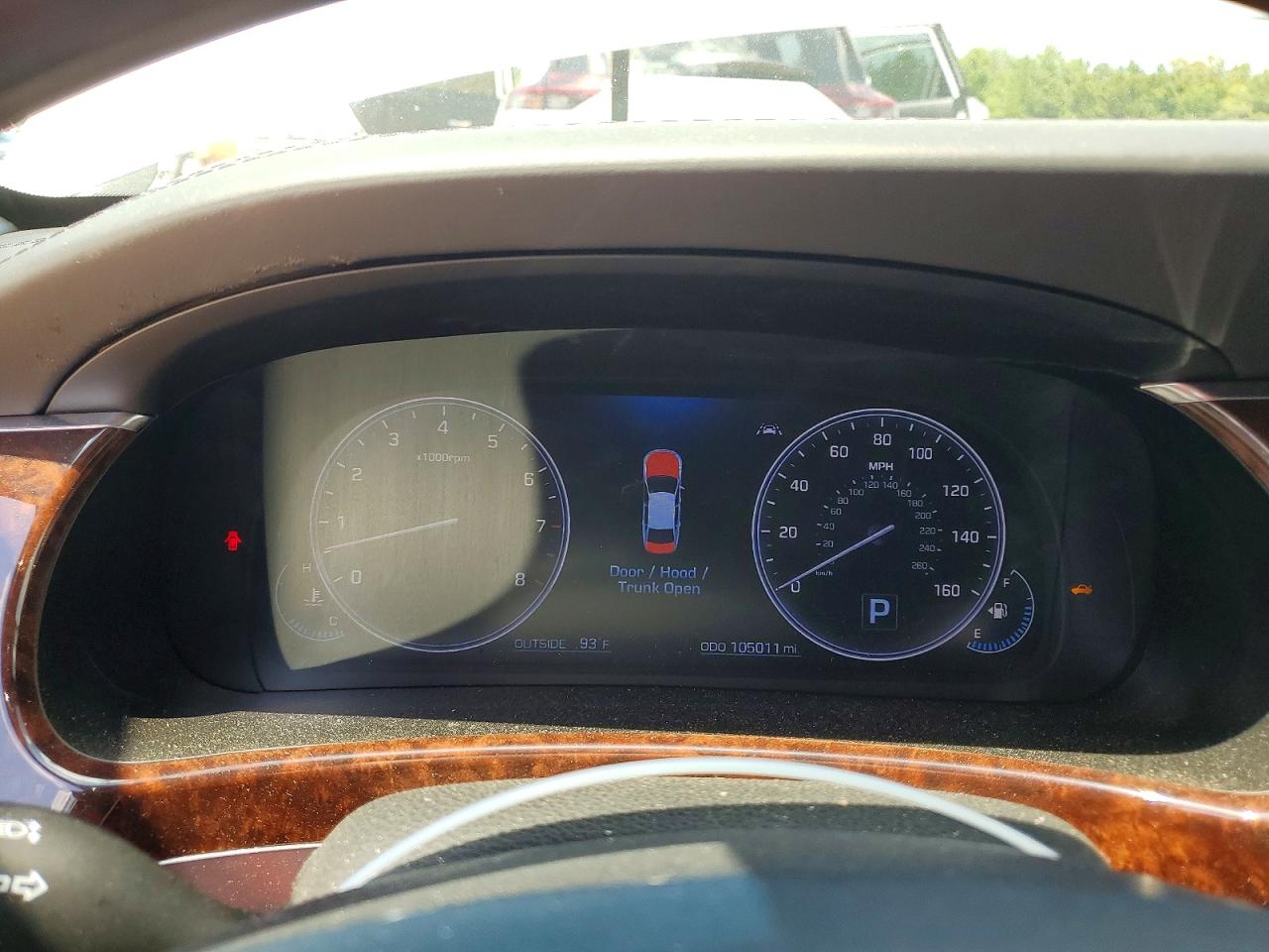2015 Hyundai Equus Ultimate White vin: KMHGH4JH8FU092104