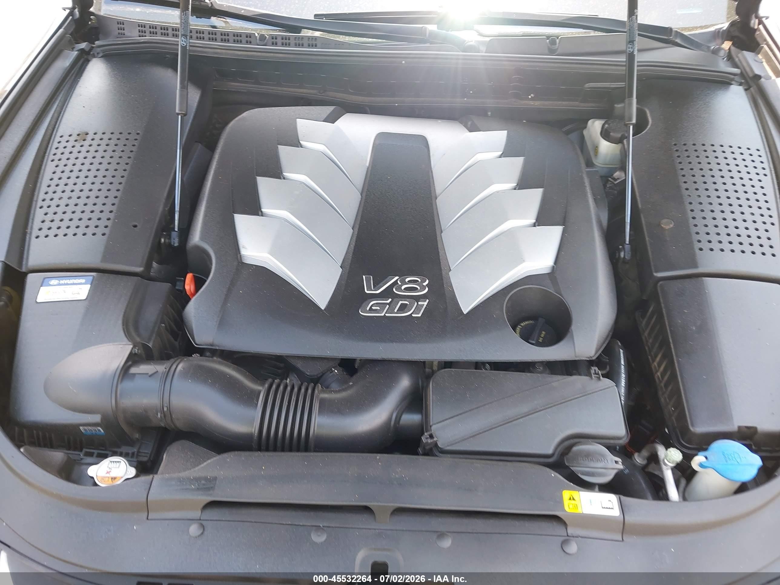 2013 Hyundai Equus Signature Black vin: KMHGH4JH9DU071856