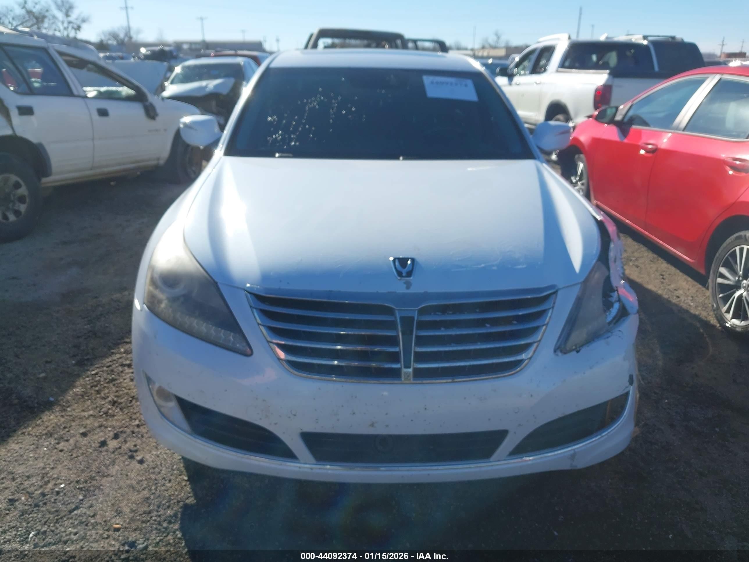2014 Hyundai Equus Ultimate White vin: KMHGH4JH9EU082812