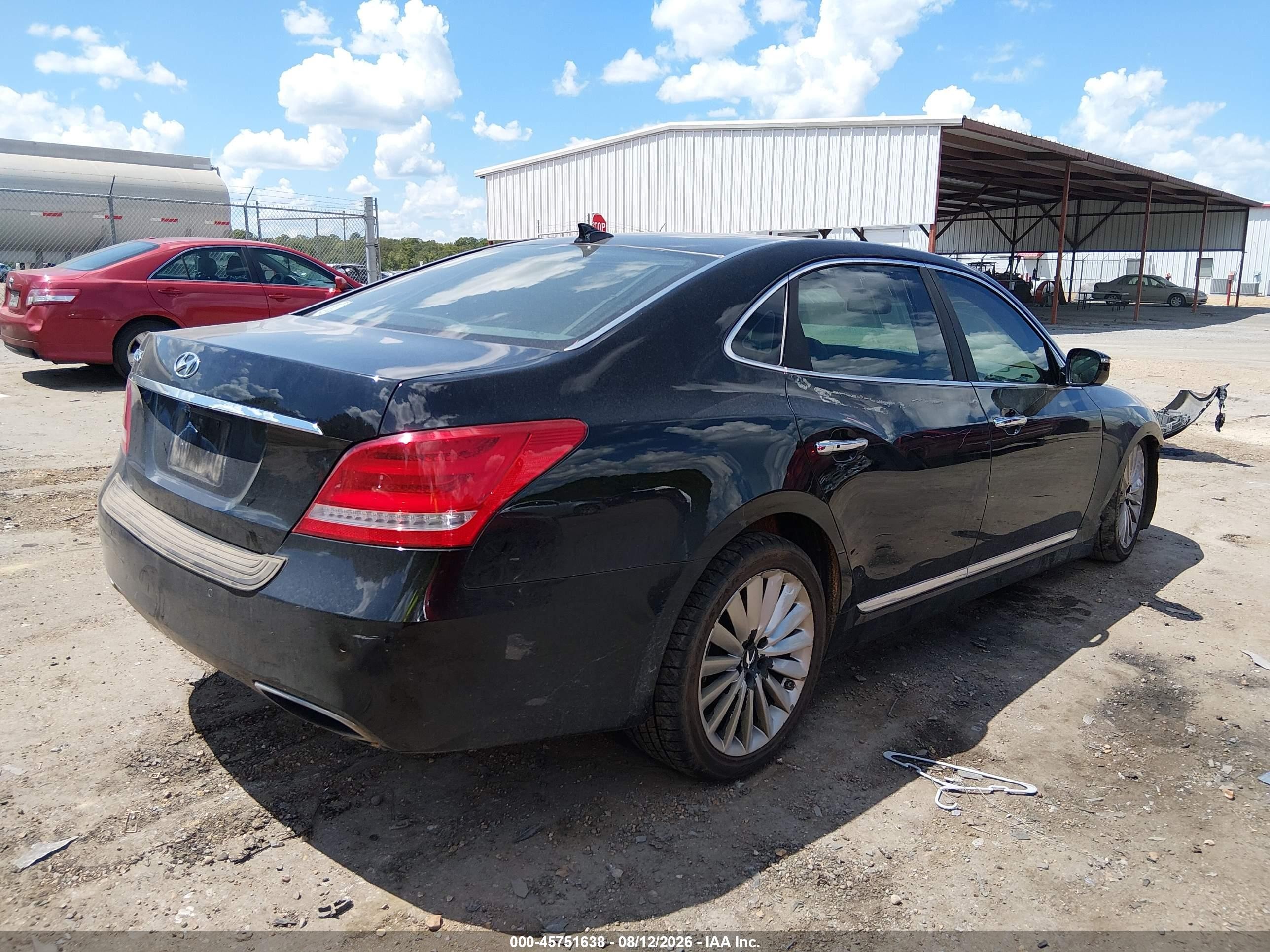 2016 Hyundai Equus Signature Black vin: KMHGH4JH9GU102981