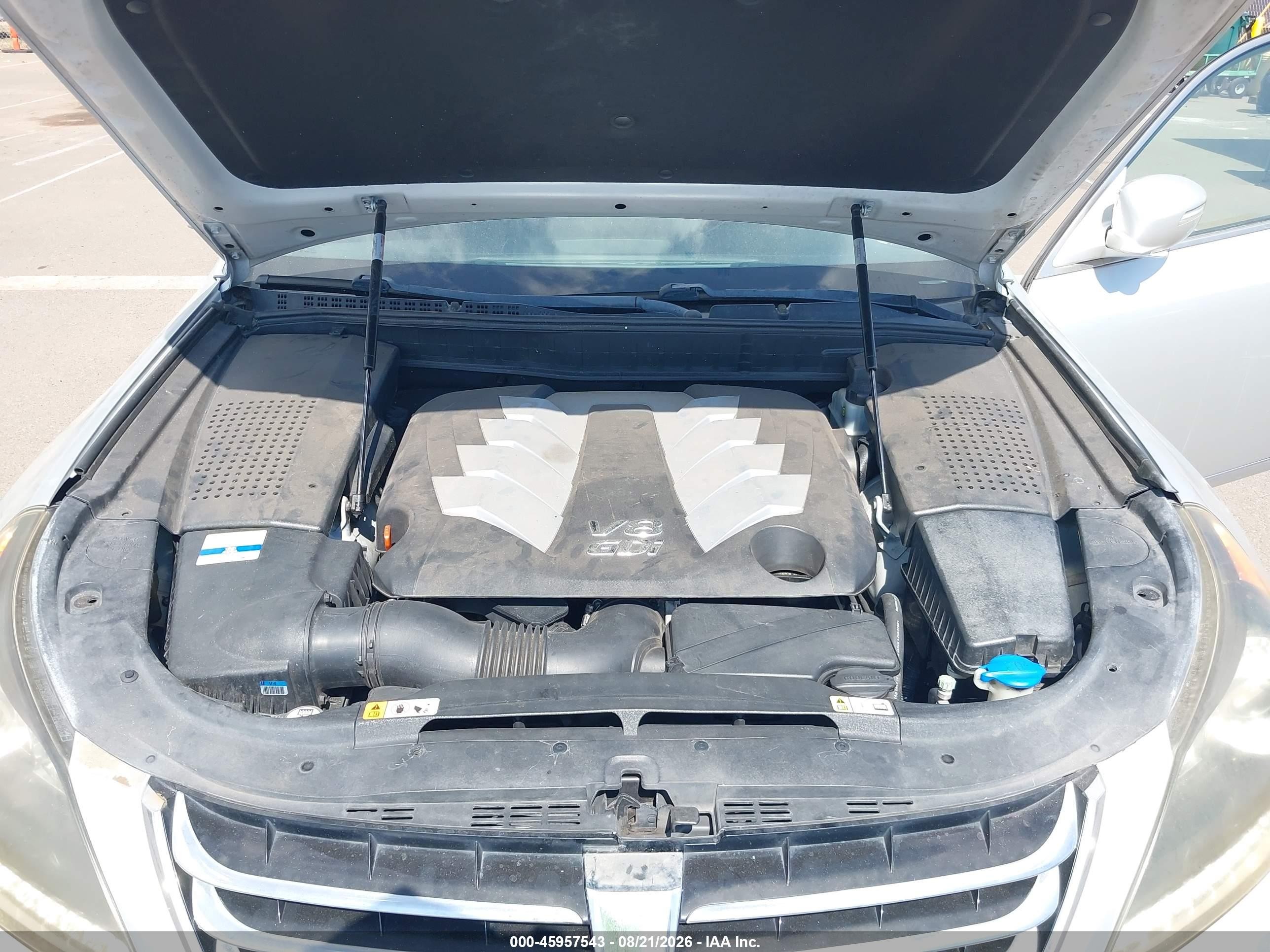 2012 Hyundai Equus Signature Silver vin: KMHGH4JHXCU045586