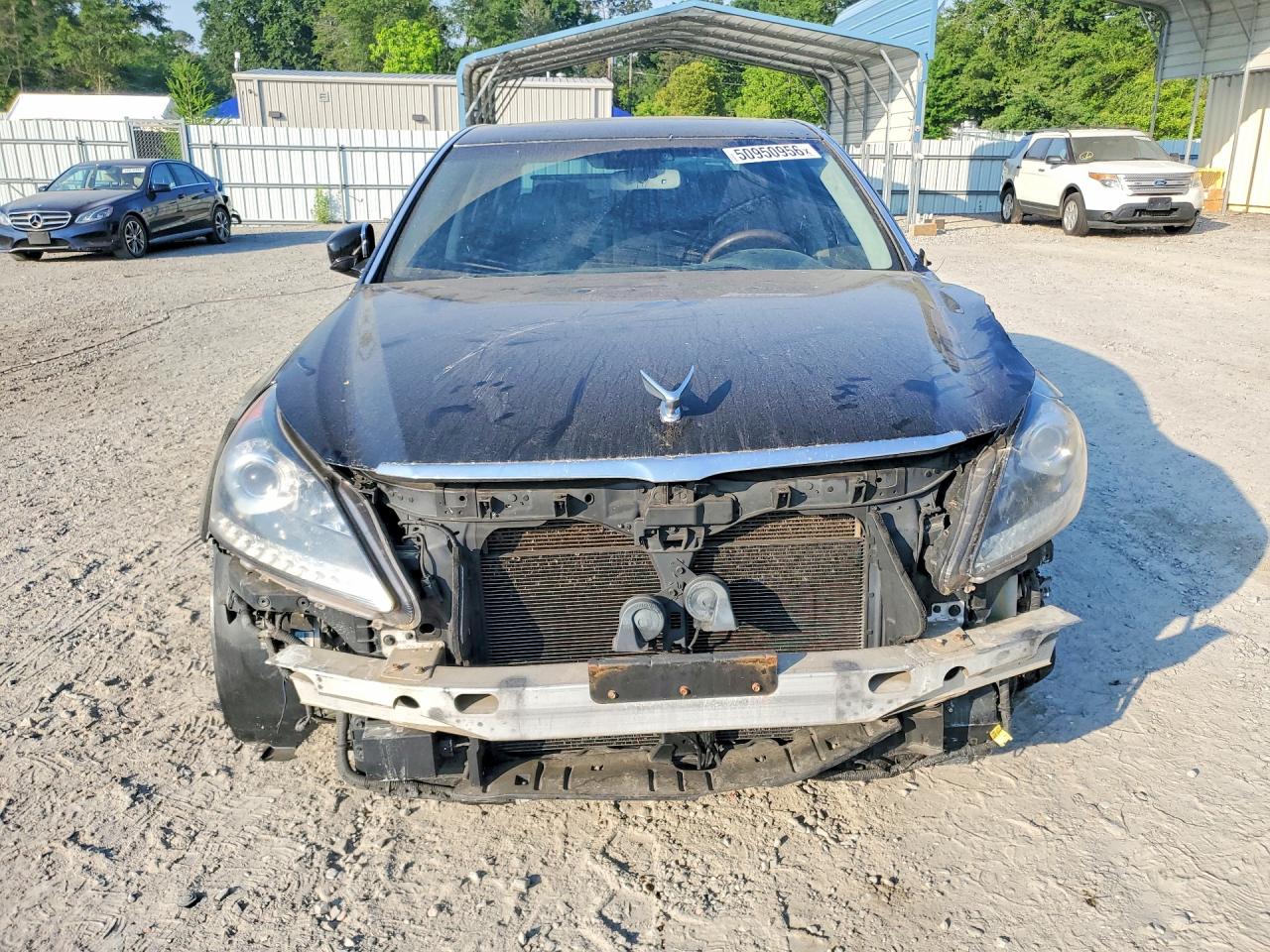 2013 Hyundai Equus Signature Black vin: KMHGH4JHXDU058372