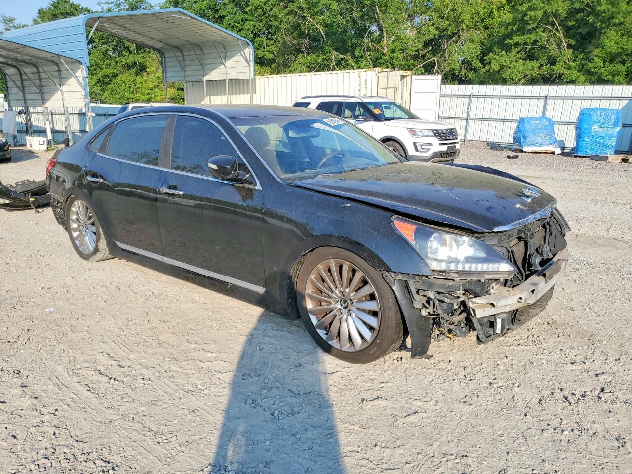 2013 Hyundai Equus Signature Black vin: KMHGH4JHXDU058372