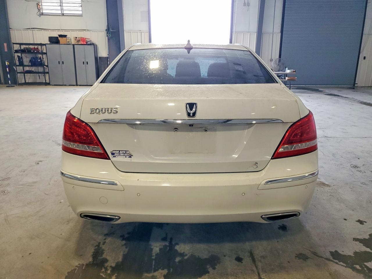 2013 Hyundai Equus Signature White vin: KMHGH4JHXDU059408